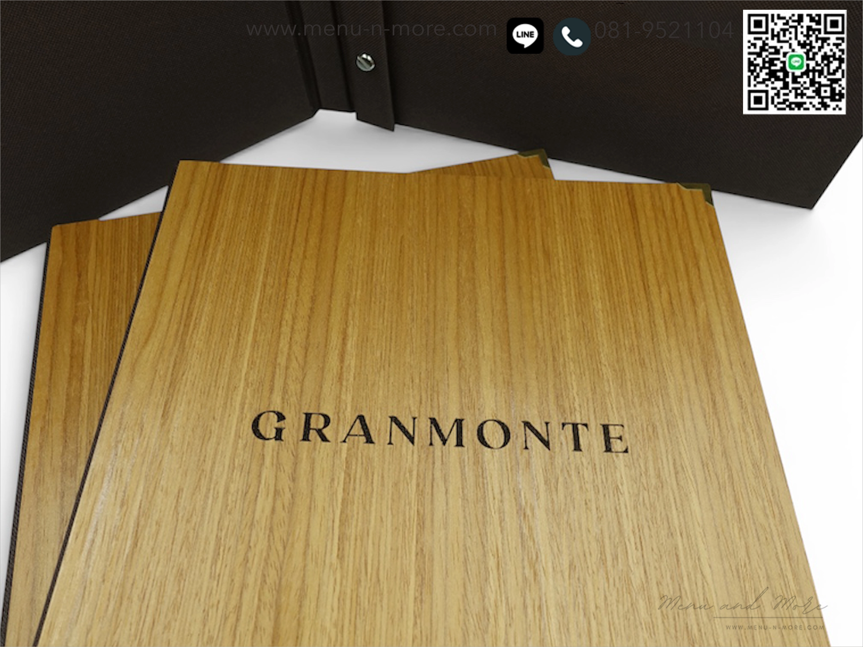 แฟ้มเมนูไม้