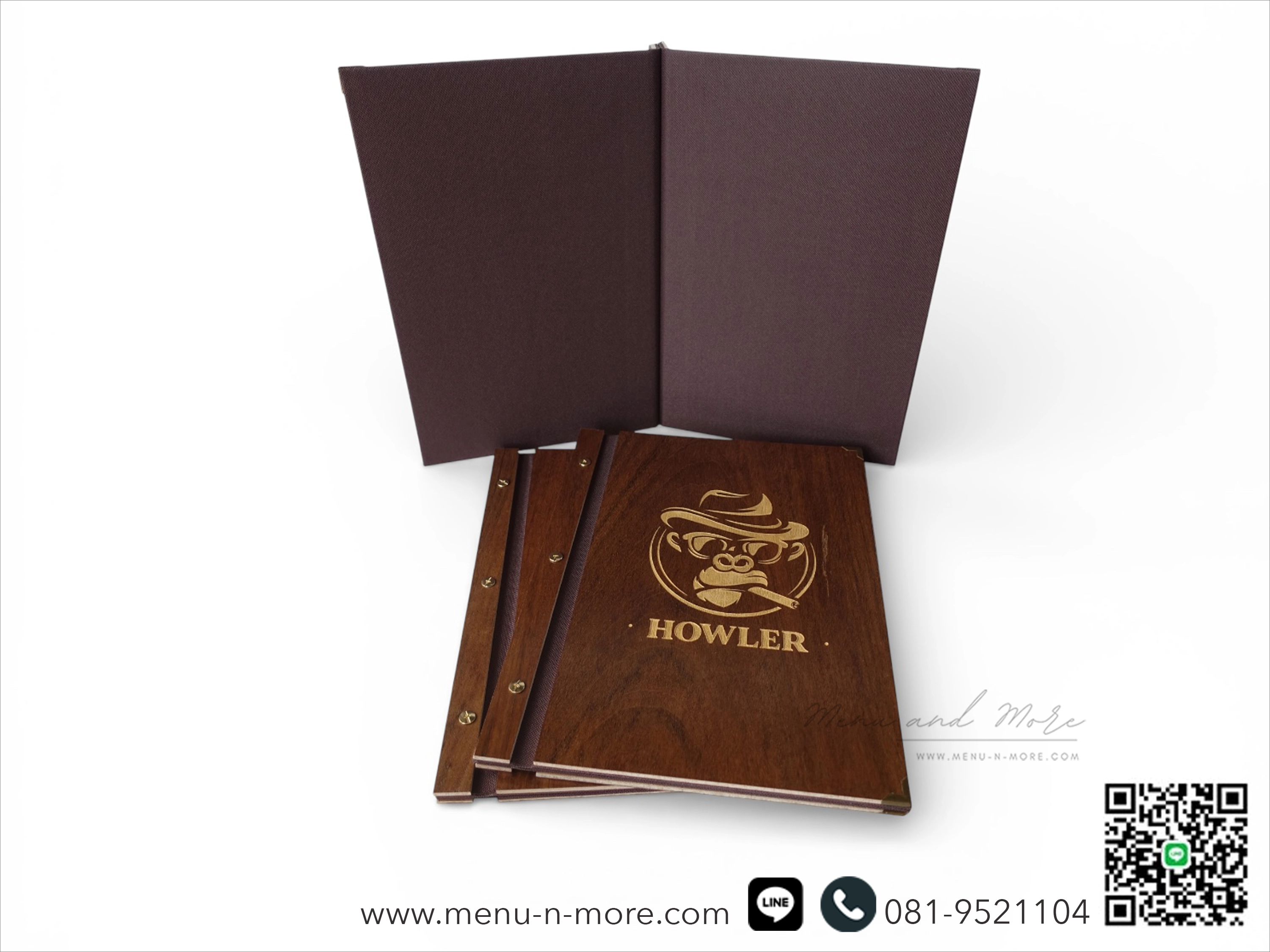 แฟ้มเมนูไม้