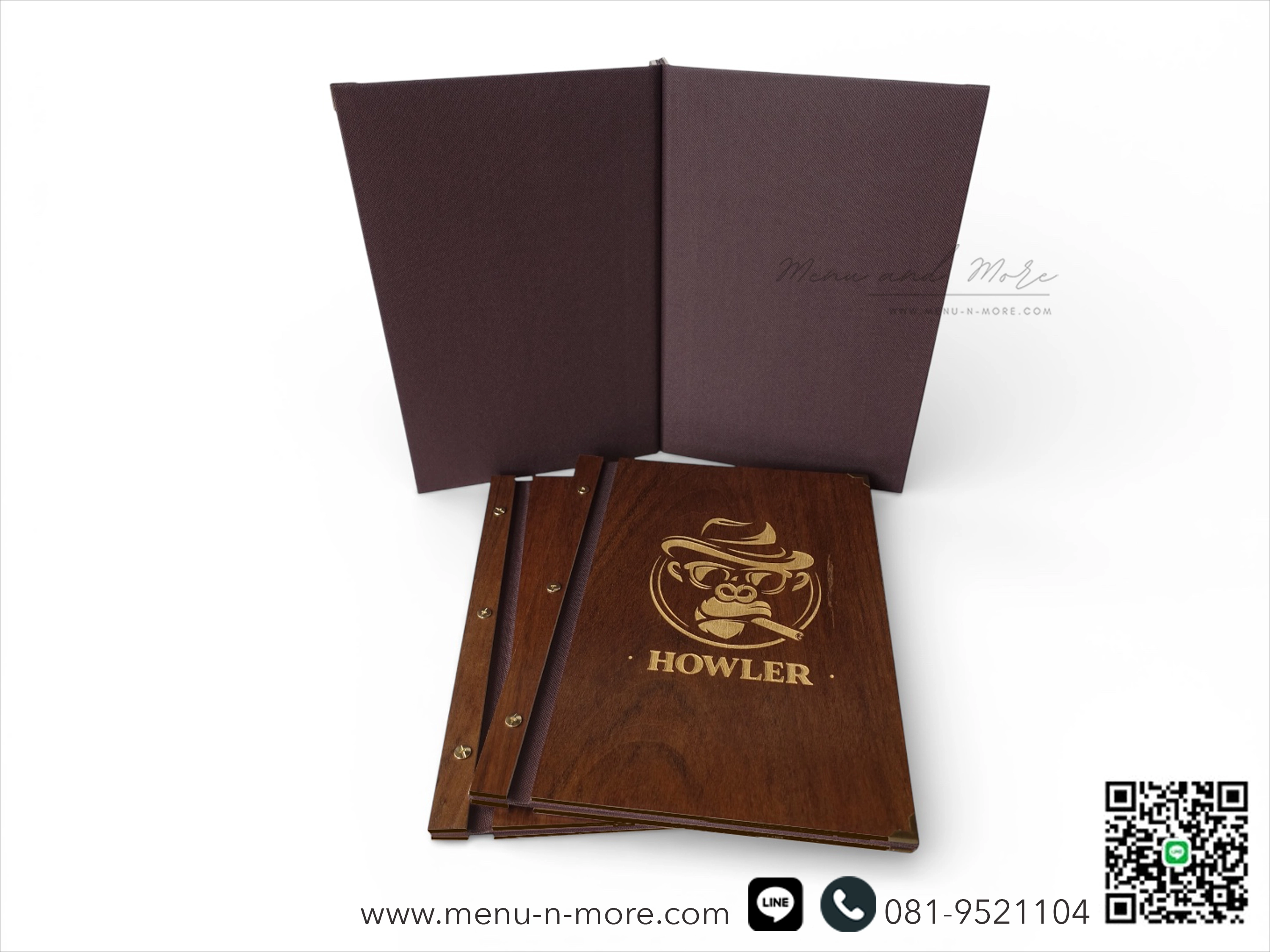 แฟ้มเมนูไม้