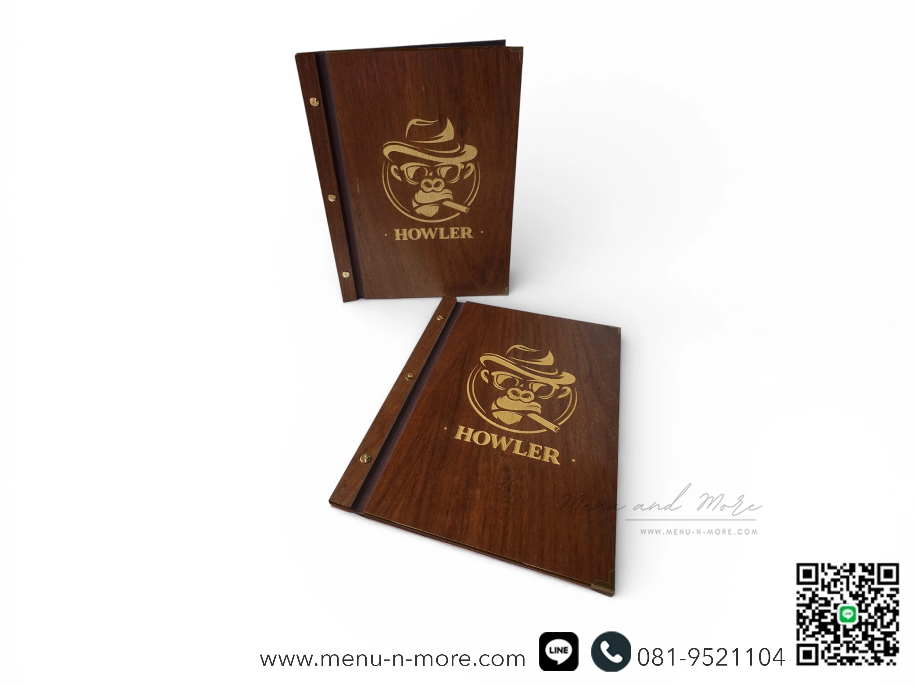 แฟ้มเมนูไม้