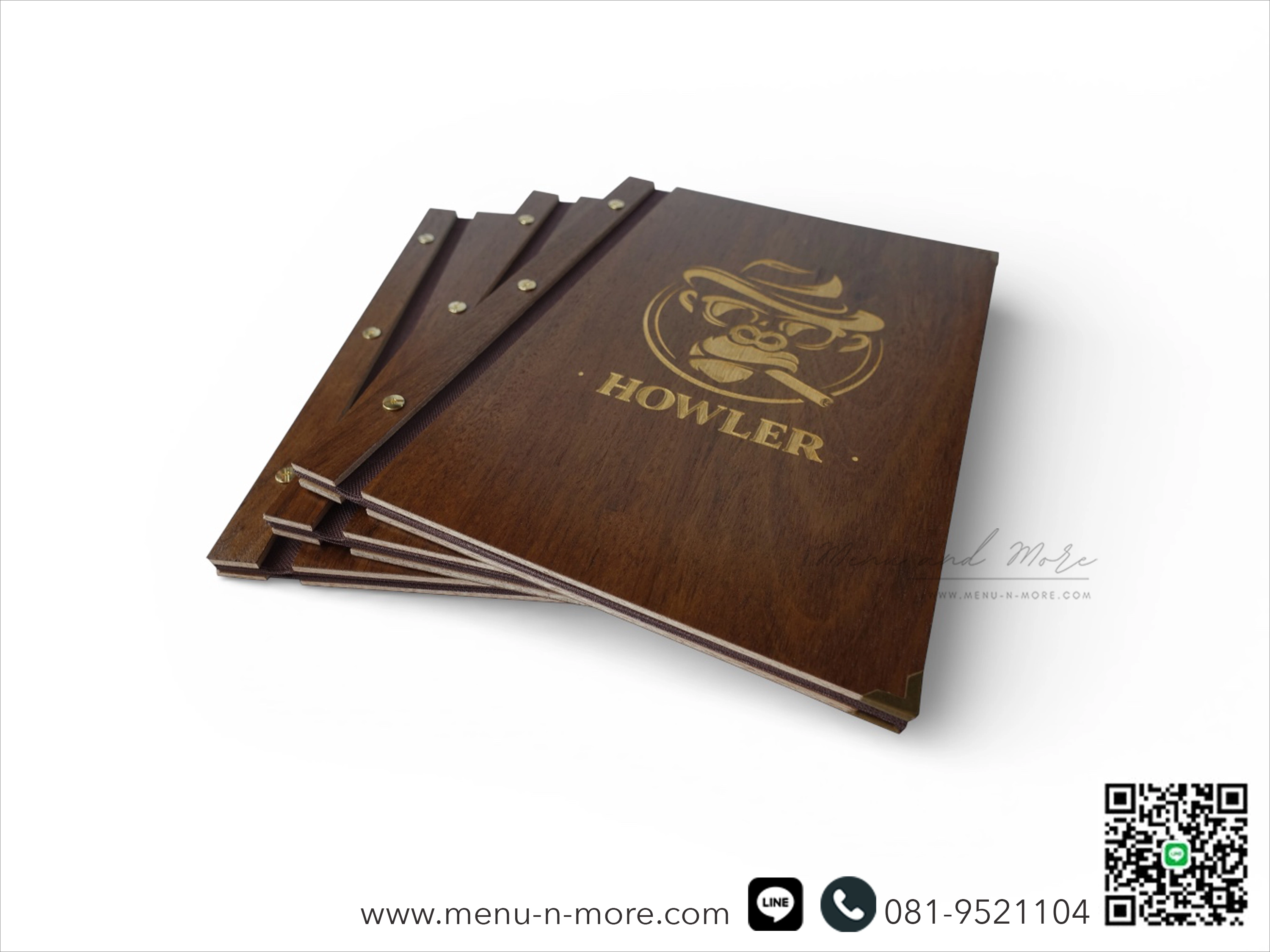 แฟ้มเมนูไม้