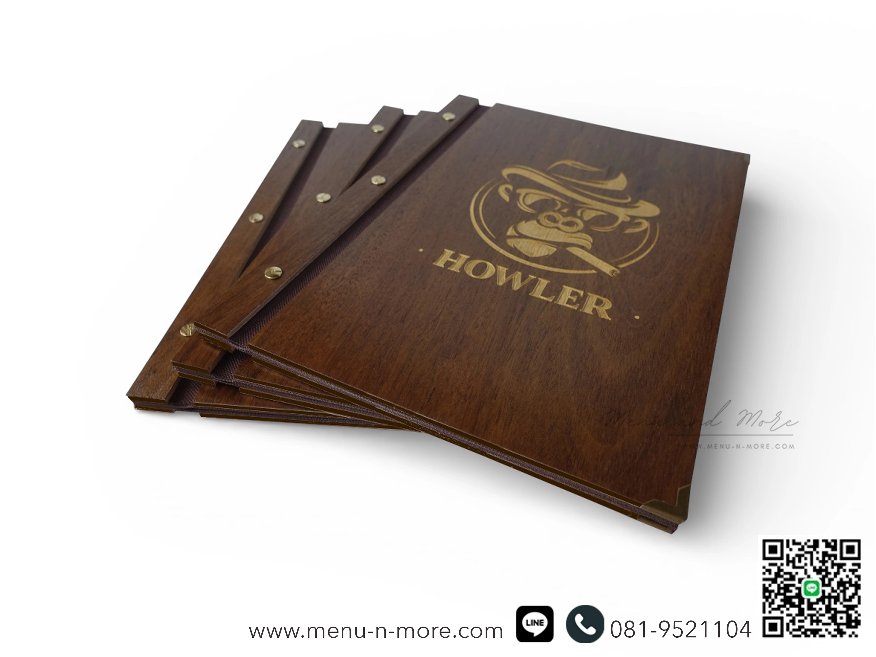 แฟ้มเมนูไม้