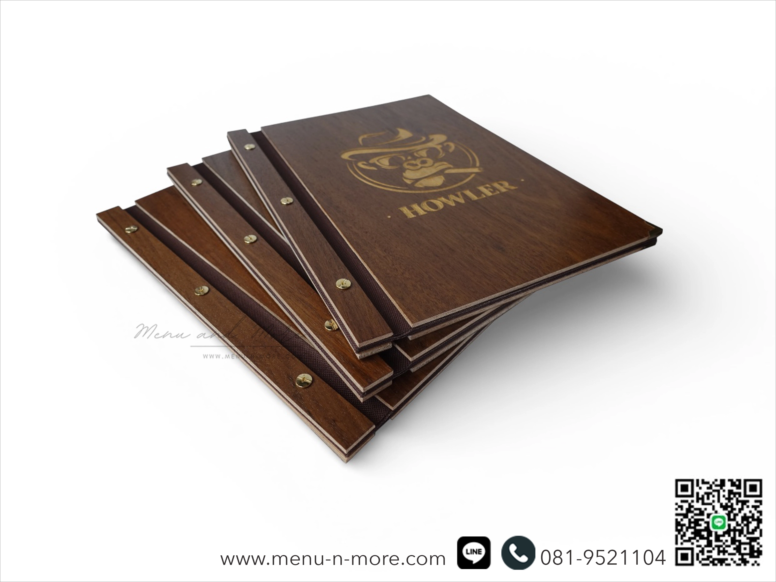 แฟ้มเมนูไม้เลเซอร์