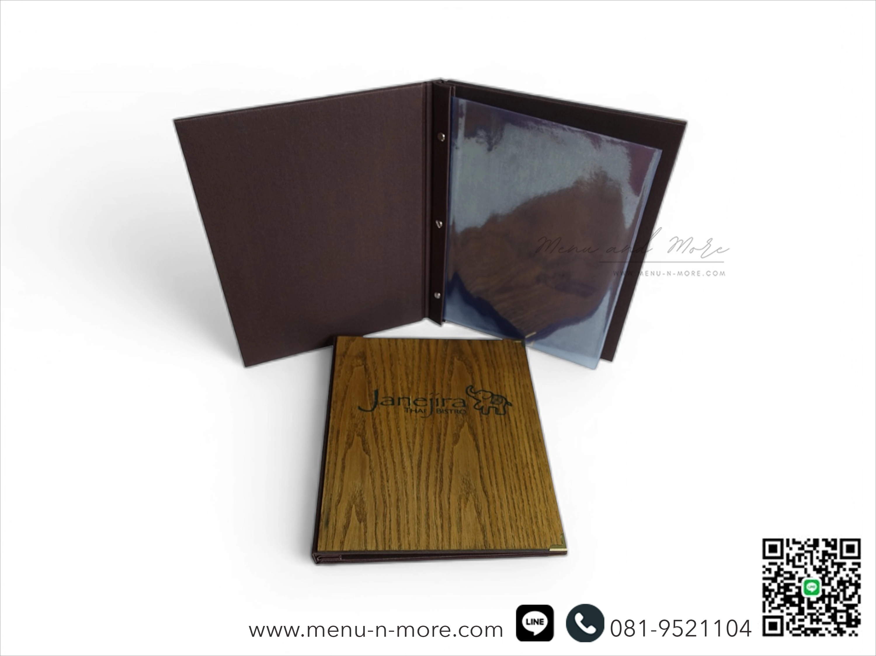แฟ้มเมนูไม้