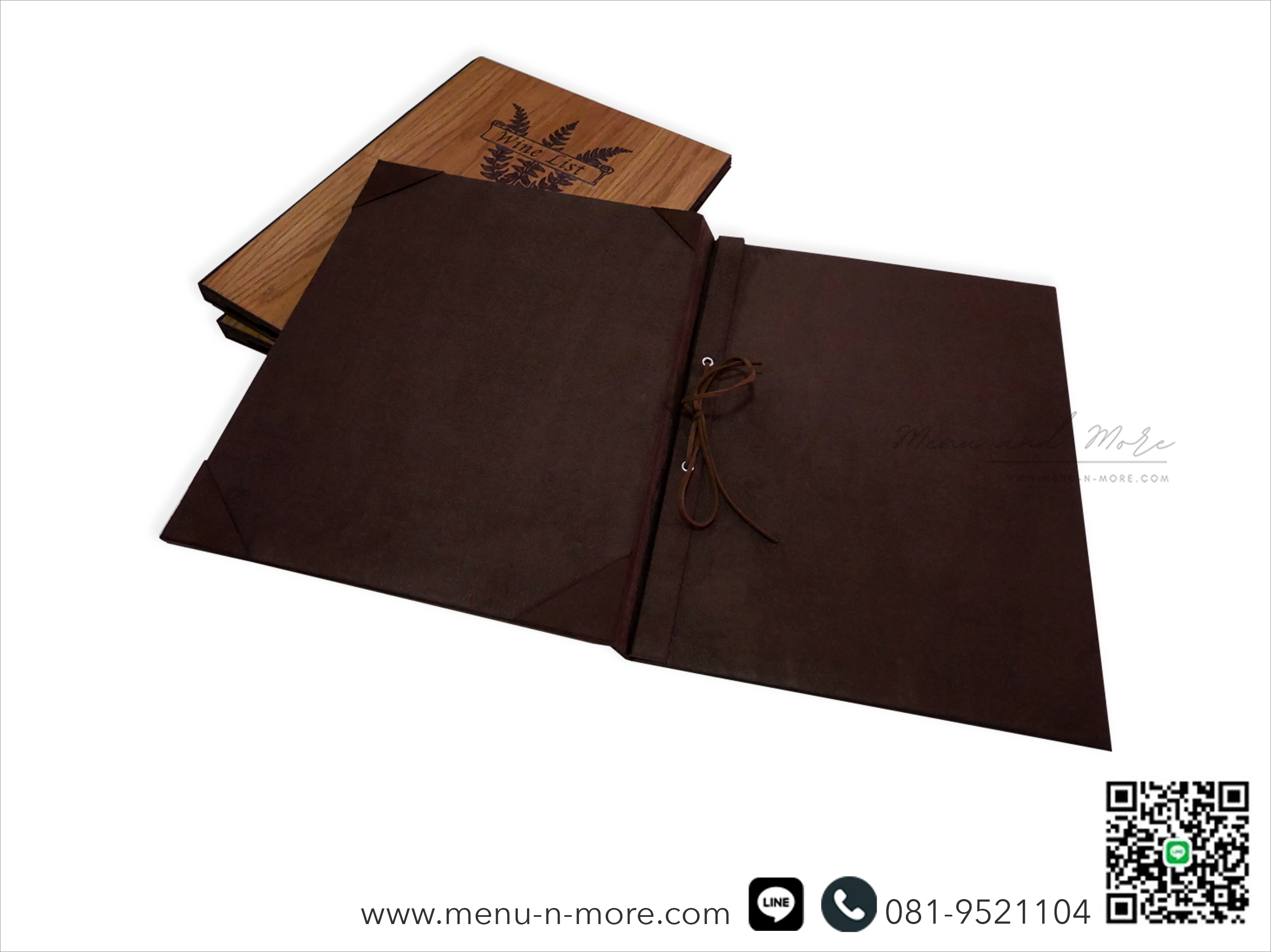 แฟ้มเมนูไม้