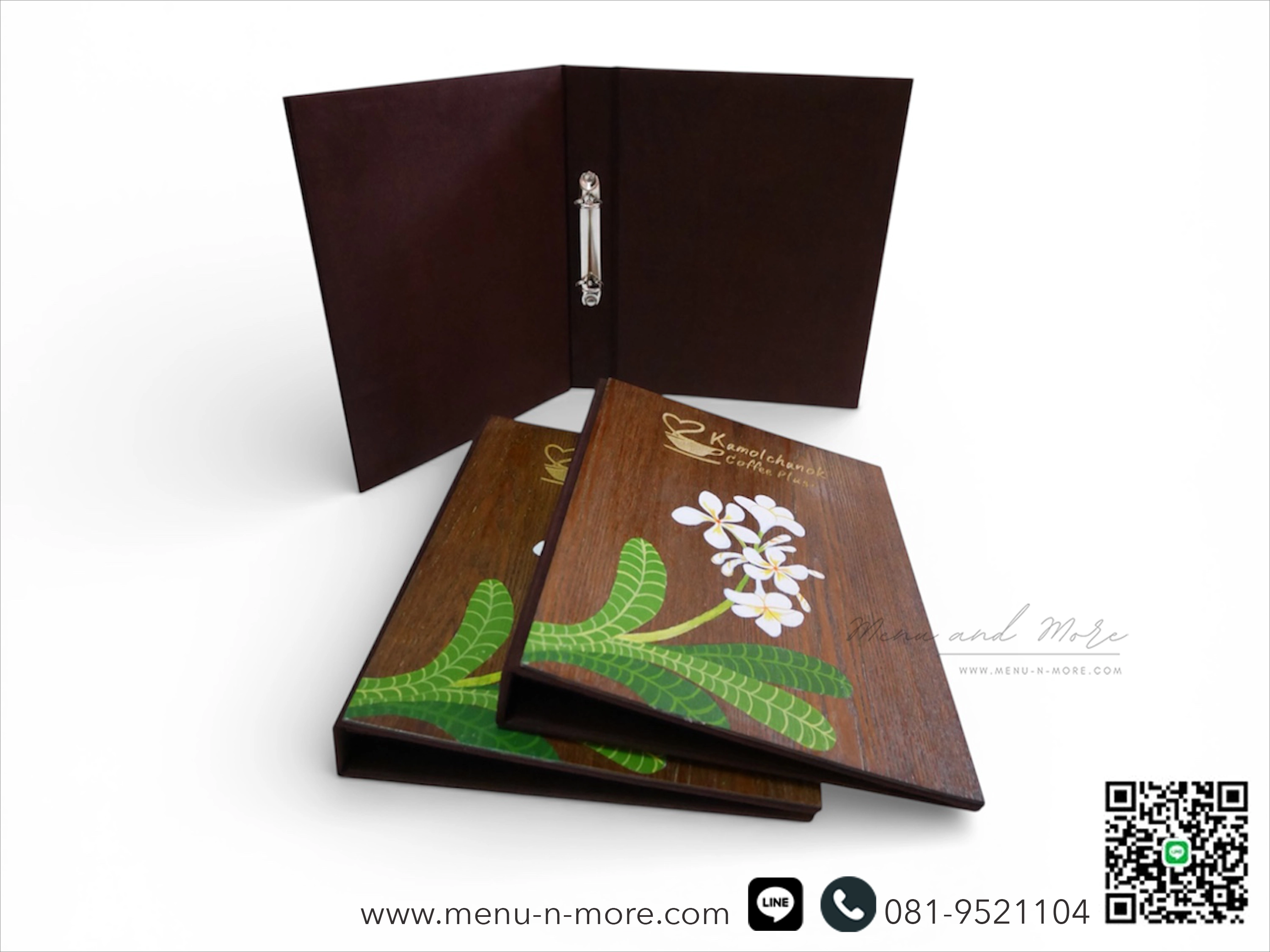 แฟ้มเมนูไม้