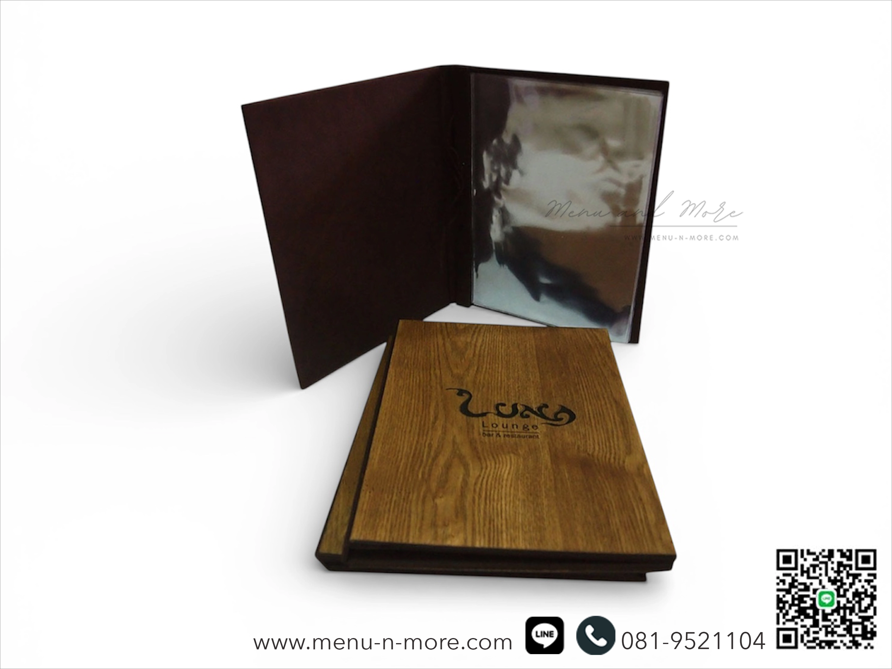 แฟ้มเมนูไม้