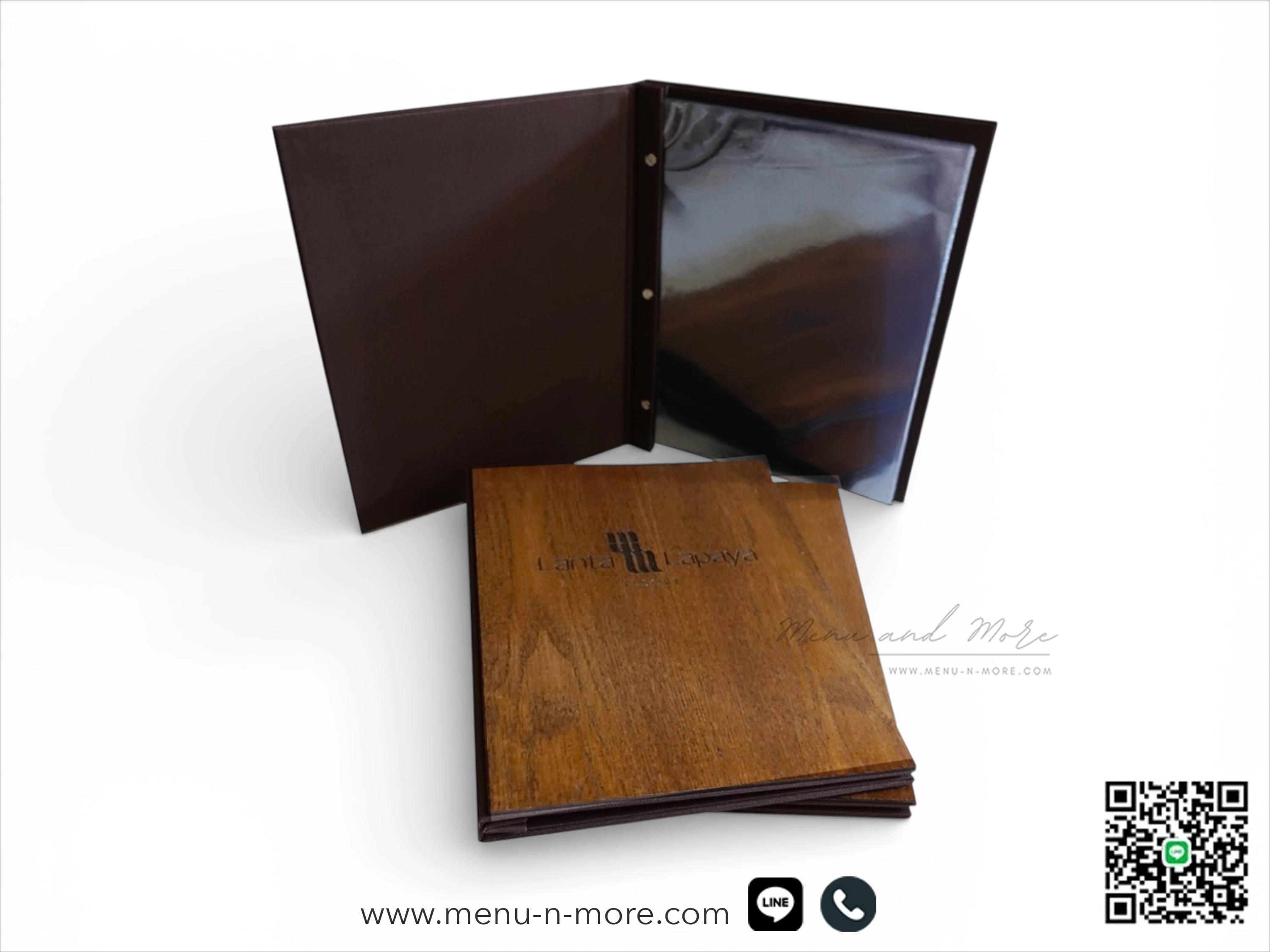 แฟ้มเมนูไม้