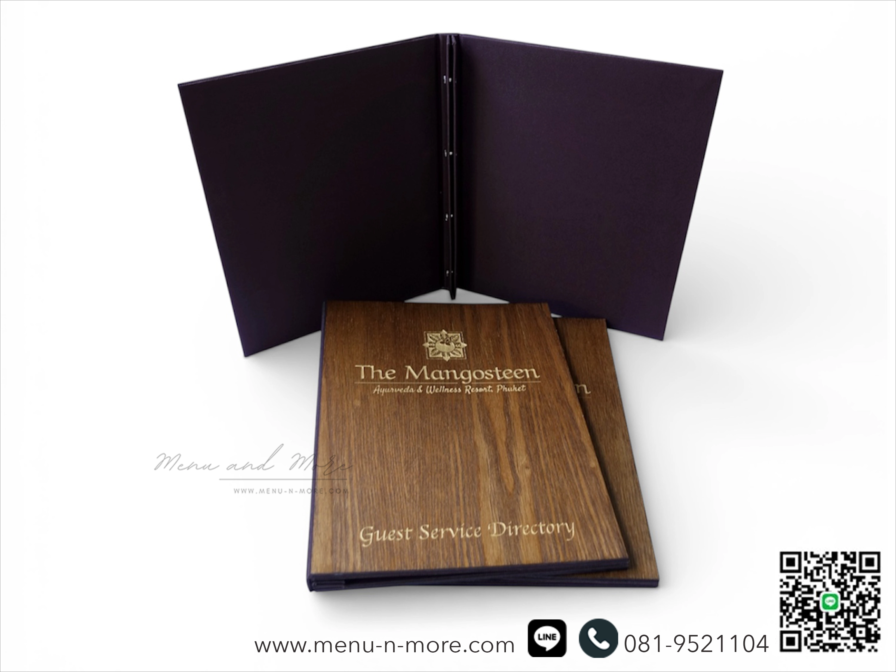 แฟ้มเมนูไม้