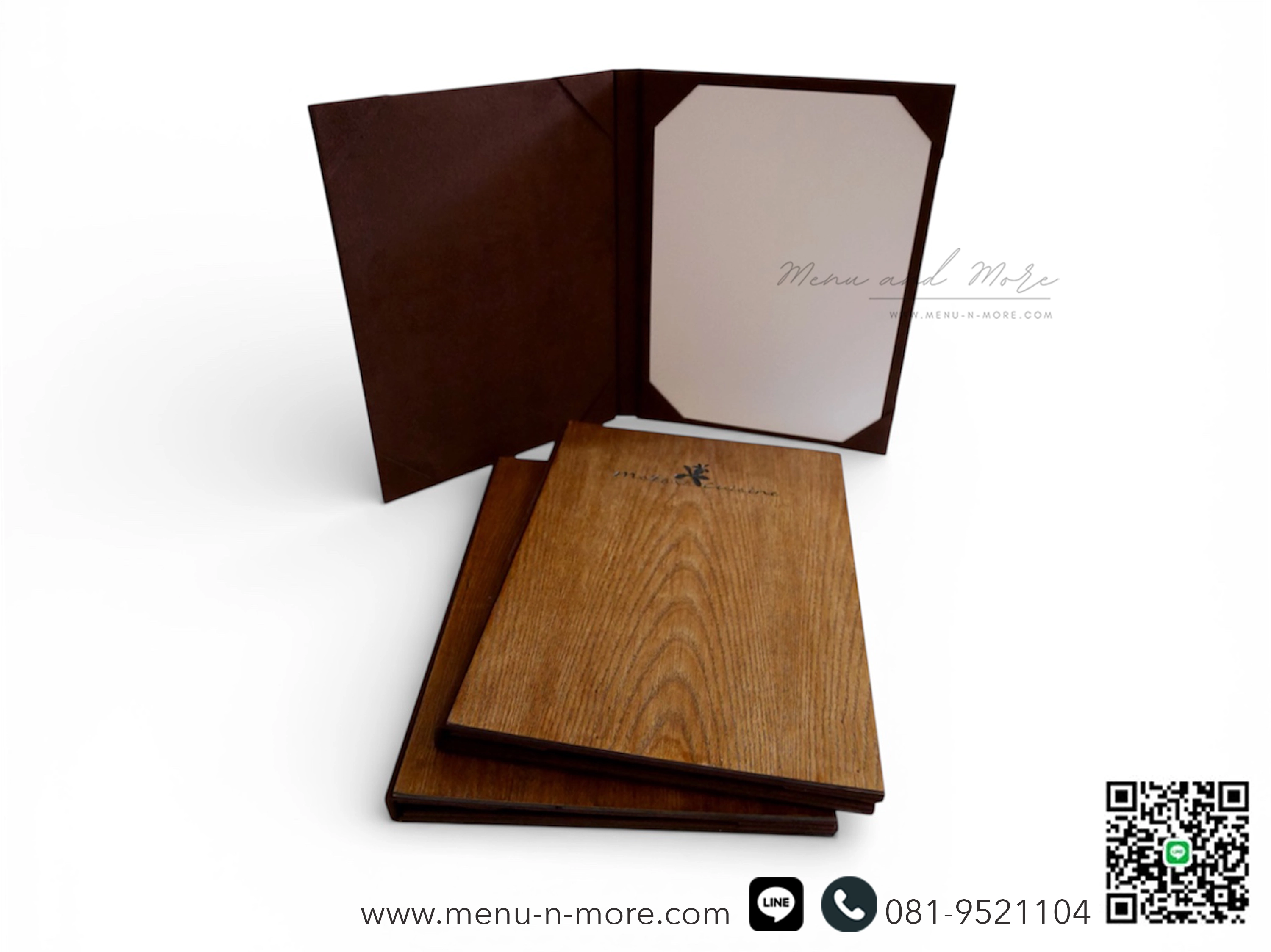 แฟ้มเมนูไม้