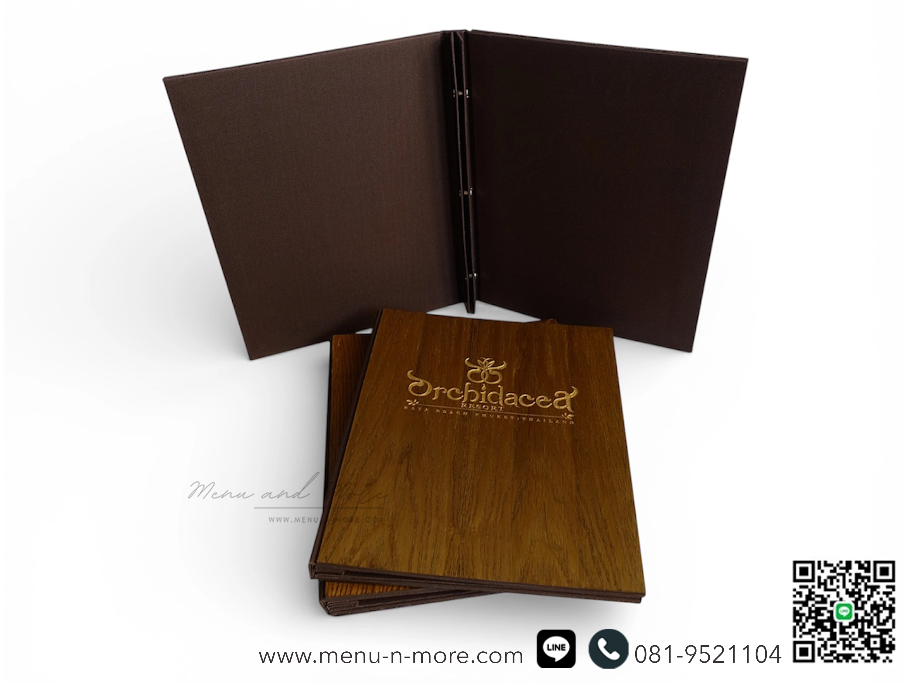 แฟ้มเมนูไม้