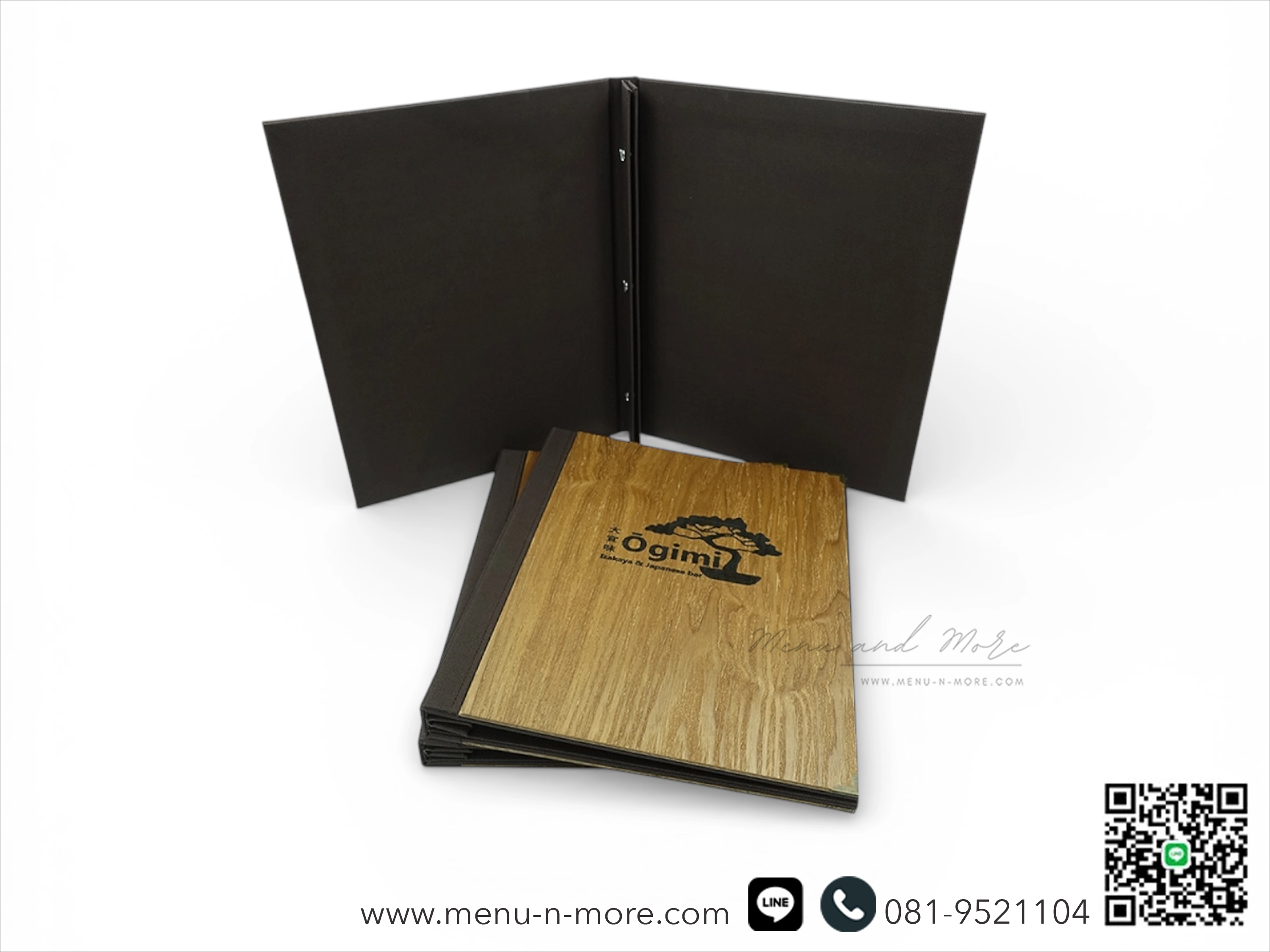 แฟ้มเมนูไม้