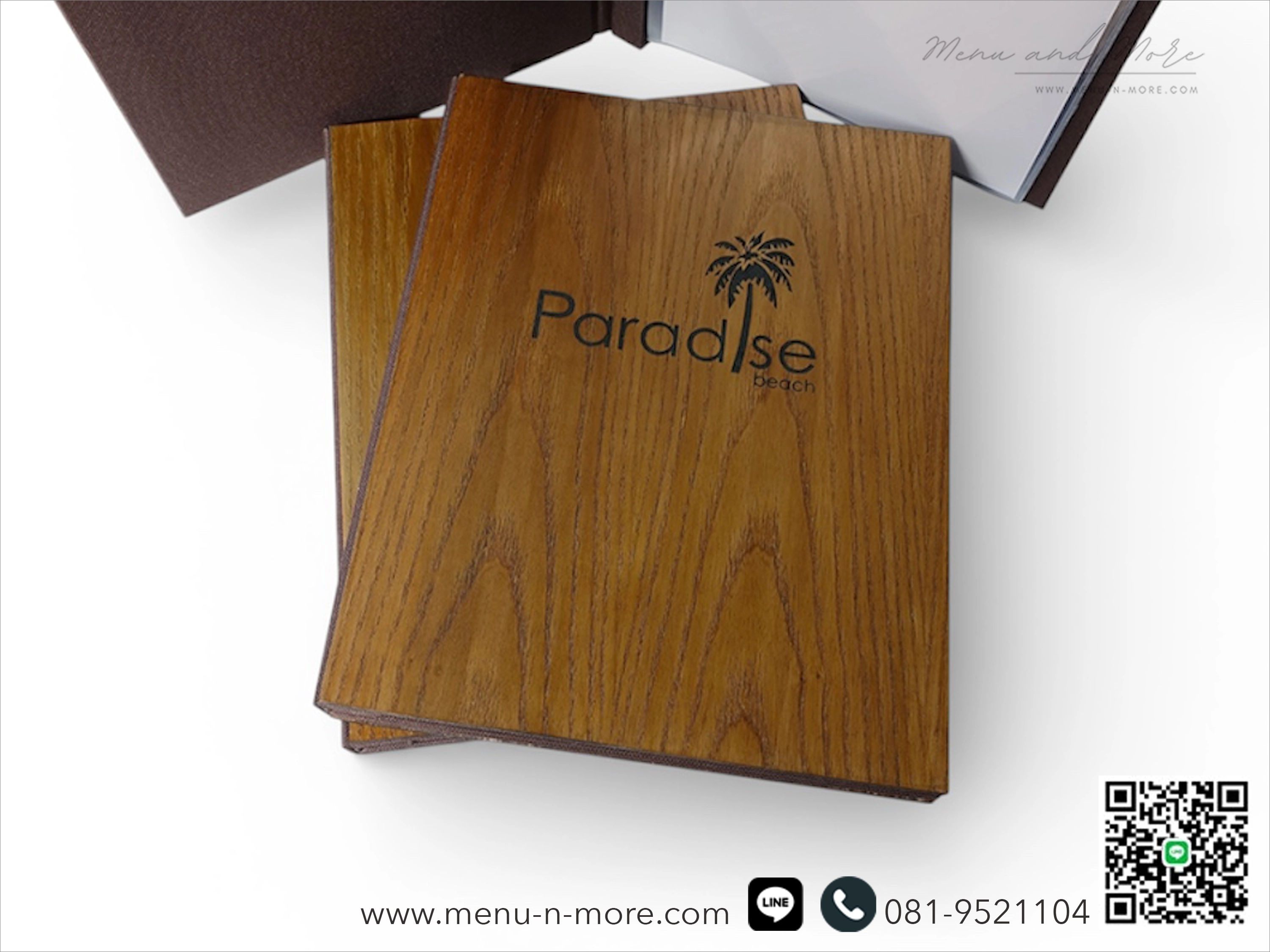 แฟ้มเมนูไม้