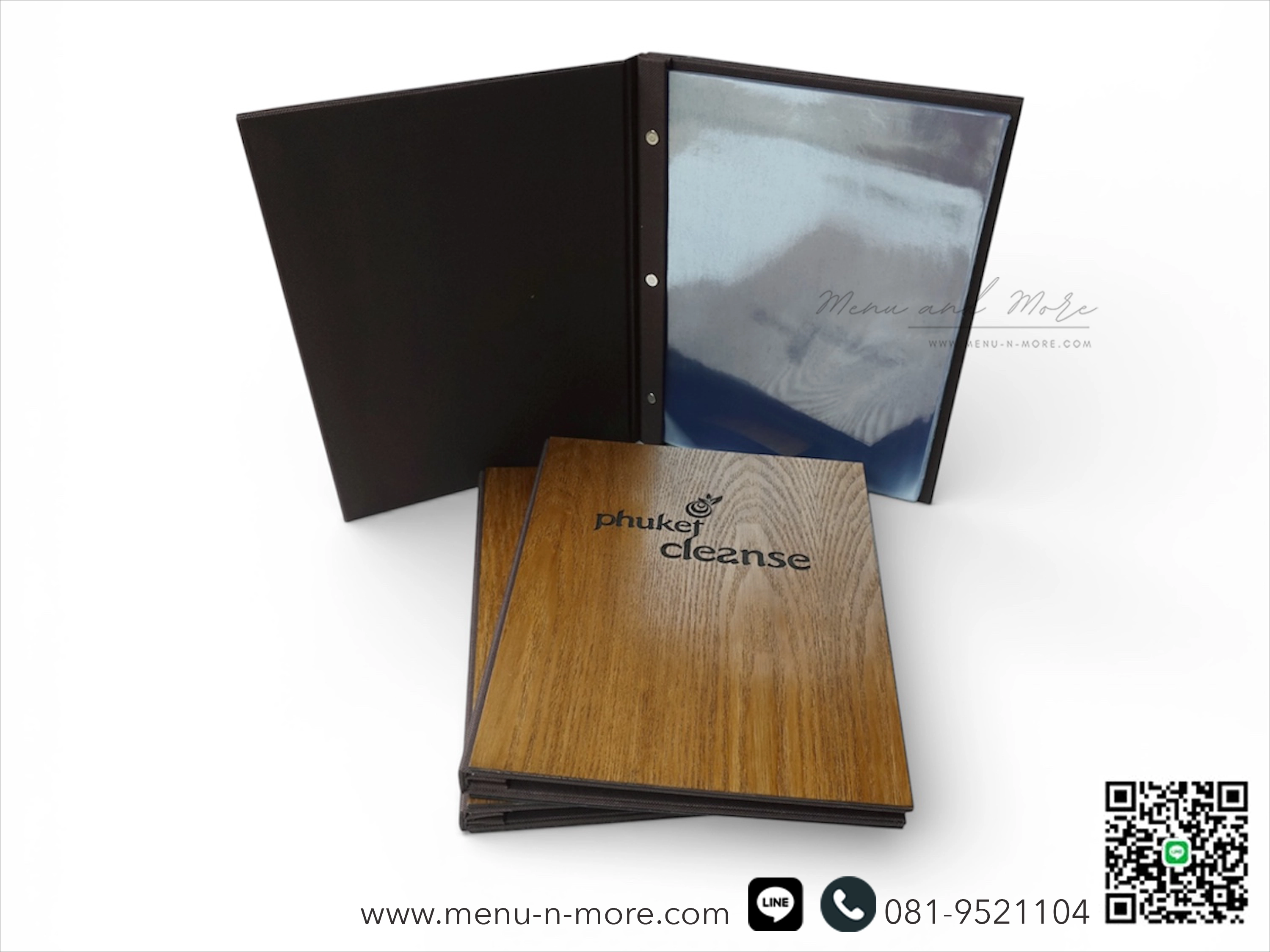 แฟ้มเมนูไม้