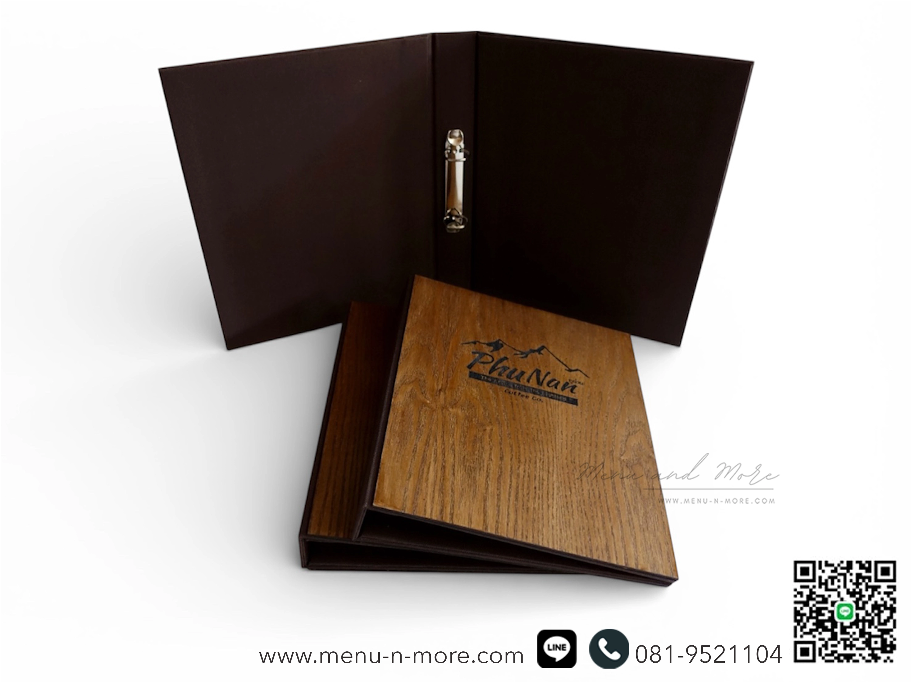 แฟ้มเมนูไม้