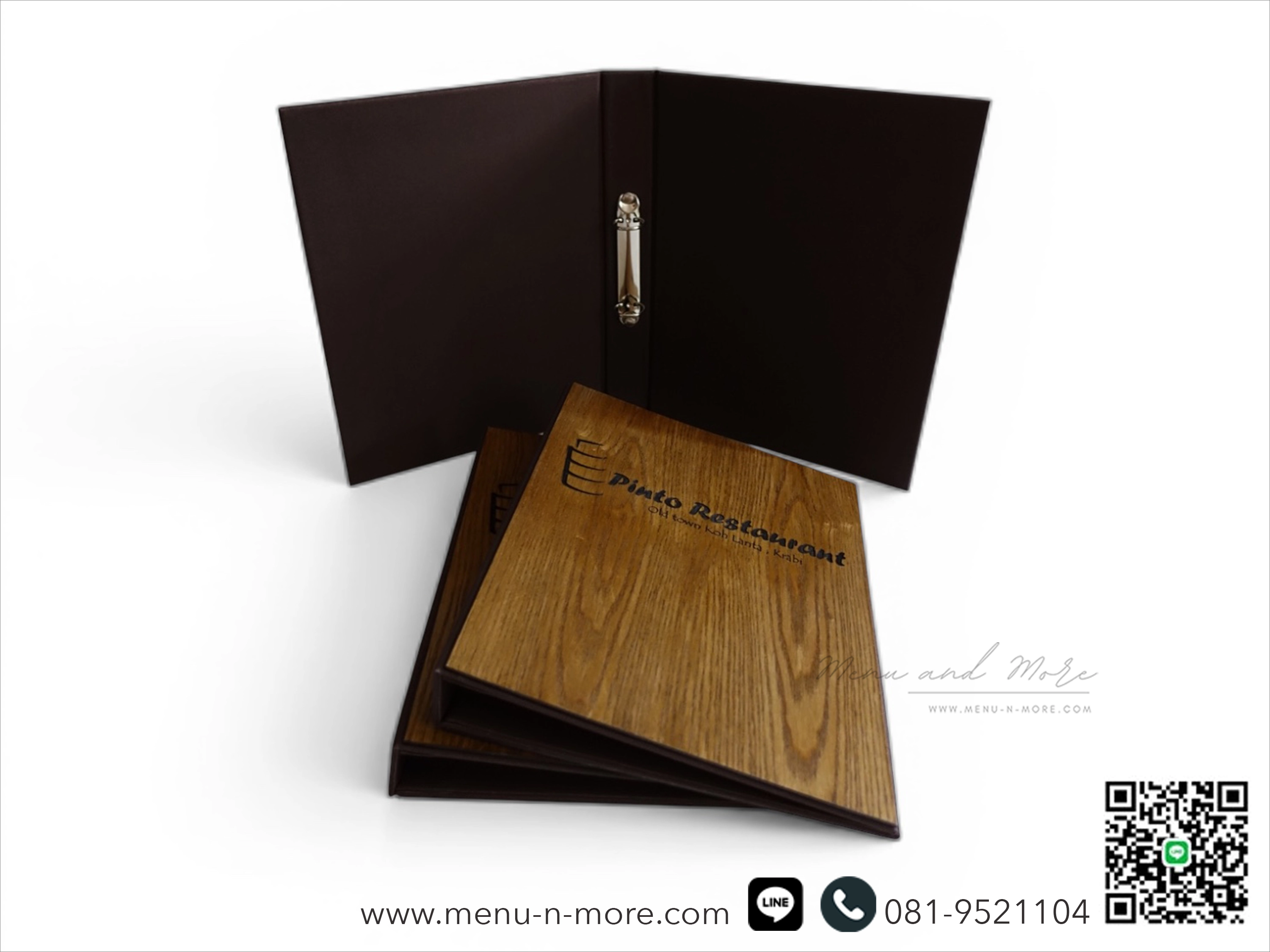 แฟ้มเมนูไม้