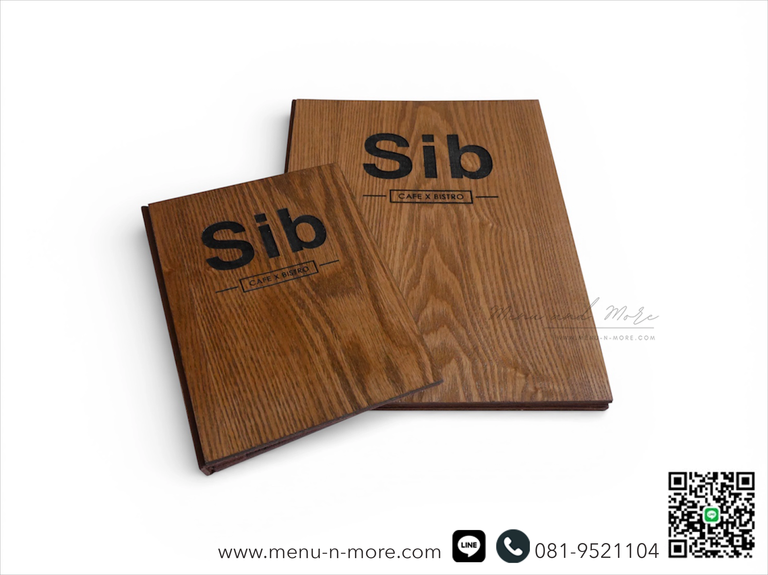 แฟ้มปกเมนูไม้