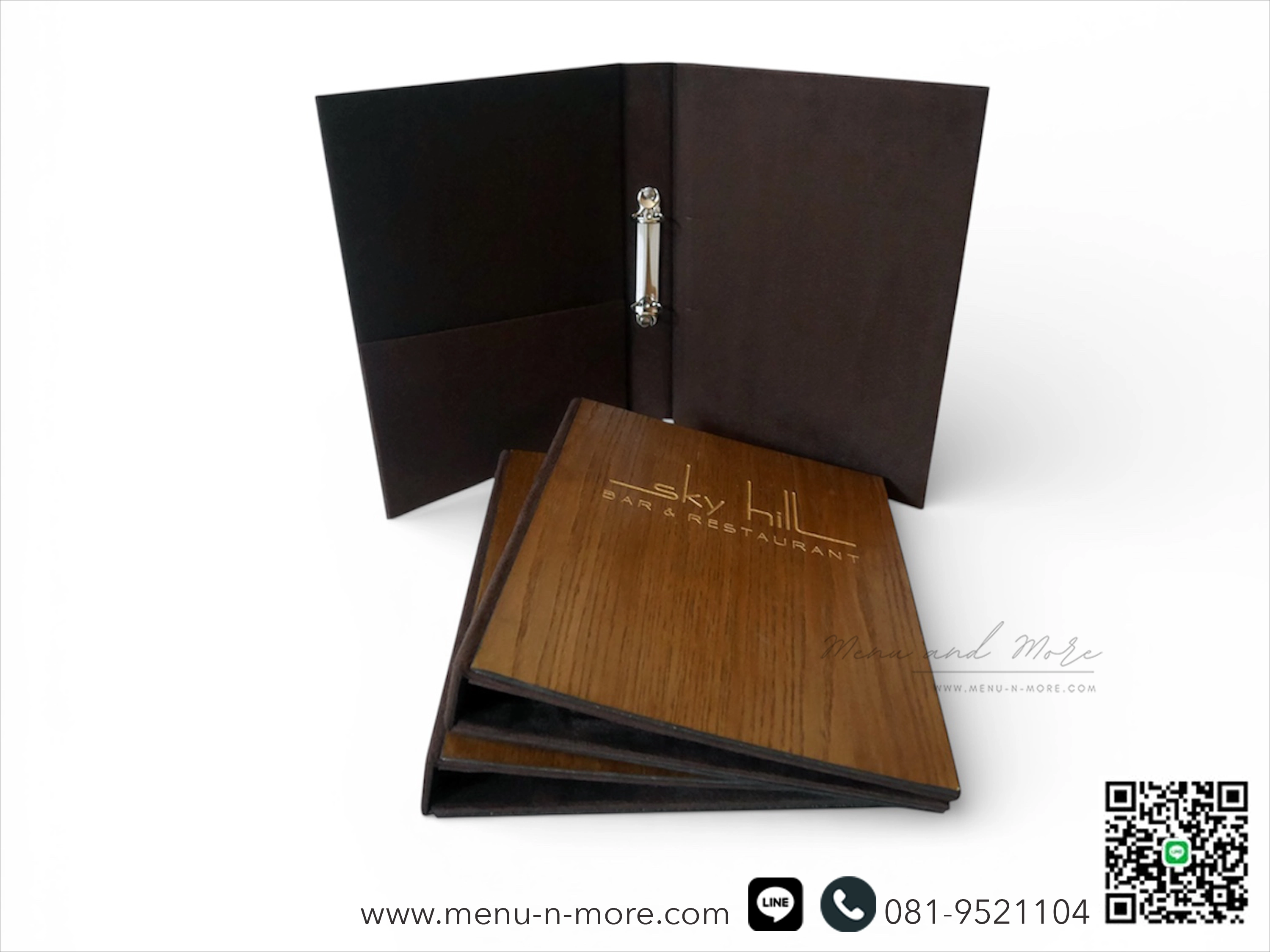 แฟ้มเมนูไม้