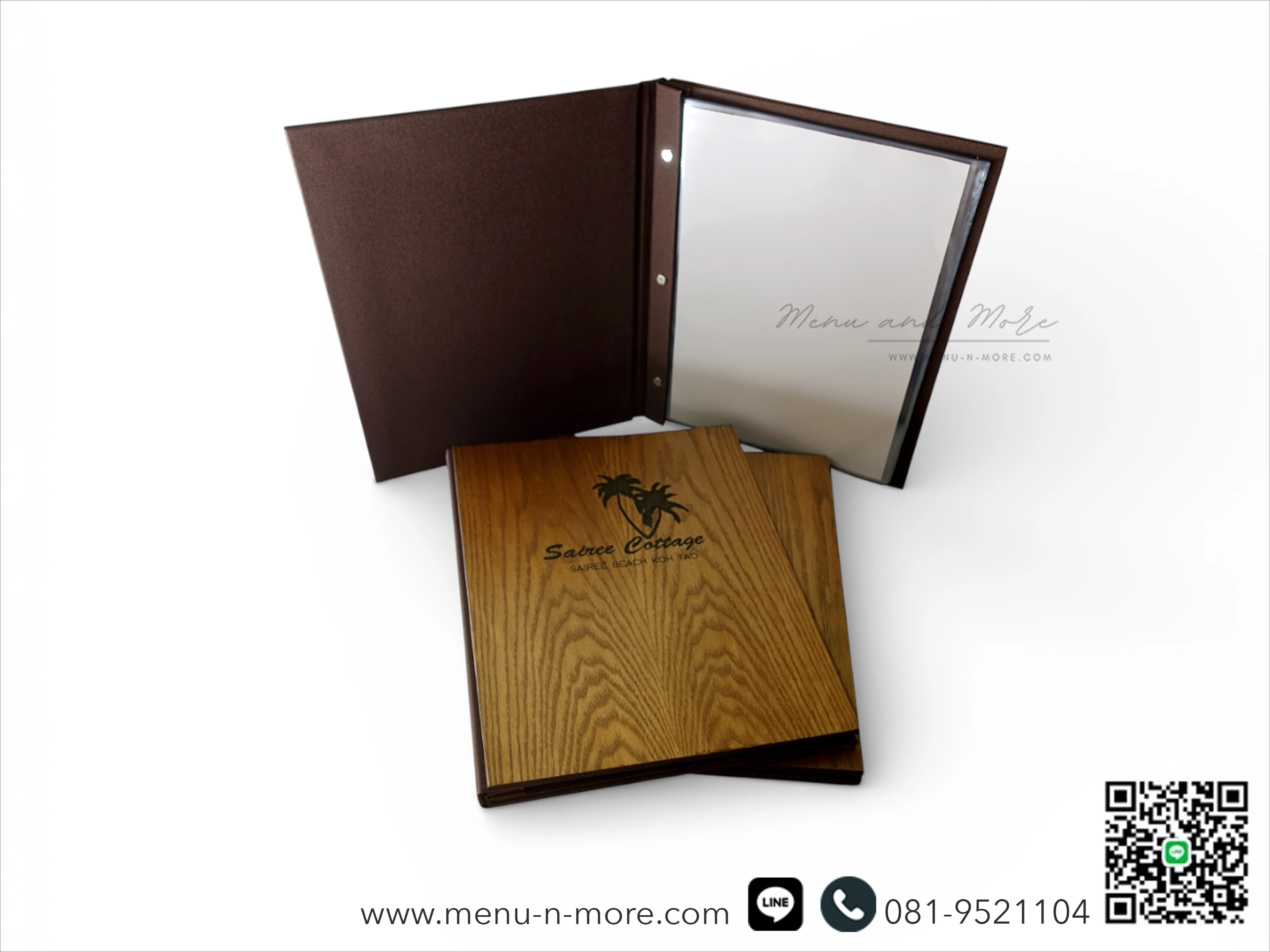 แฟ้มเมนูไม้