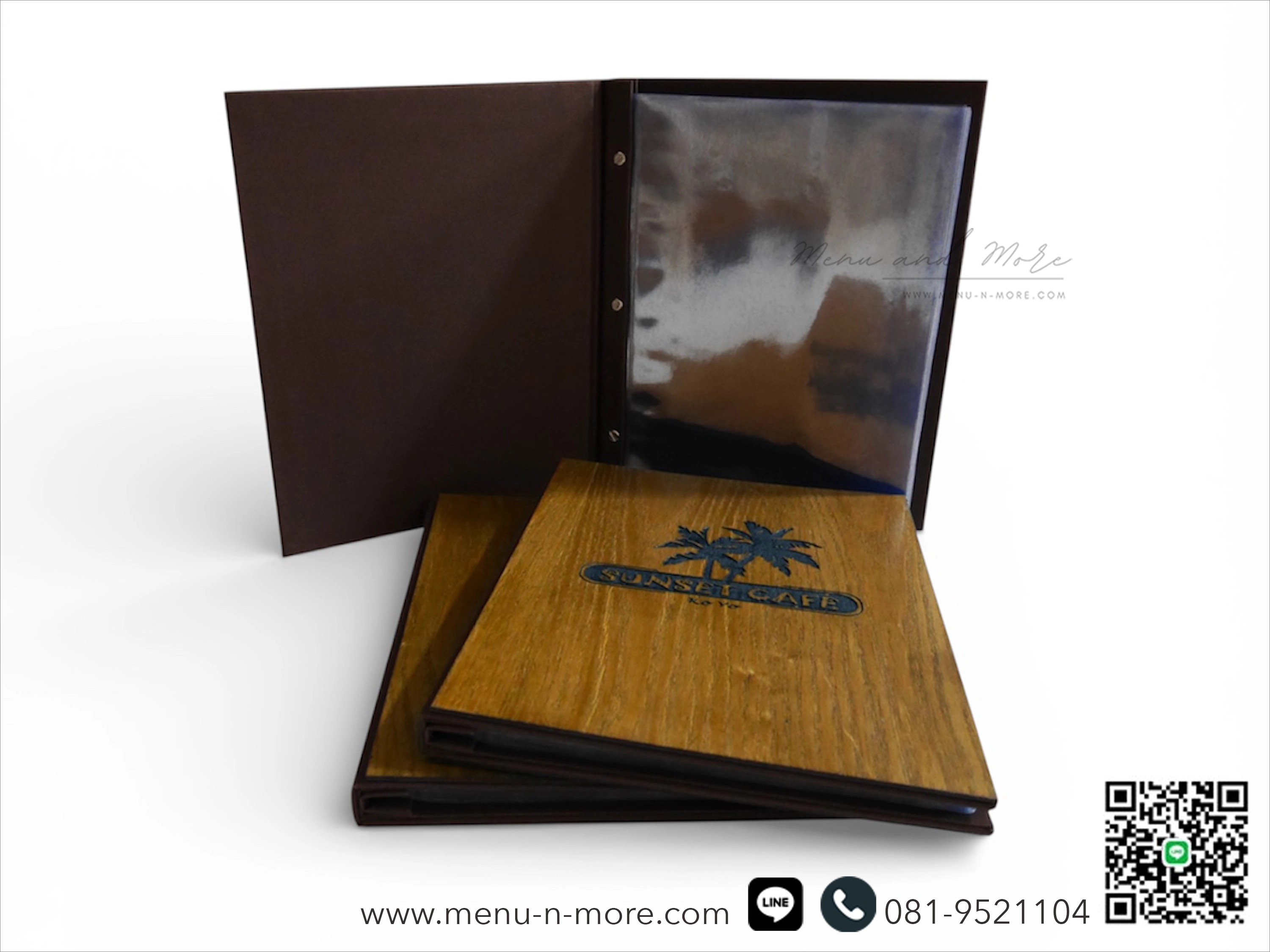 แฟ้มเมนูไม้