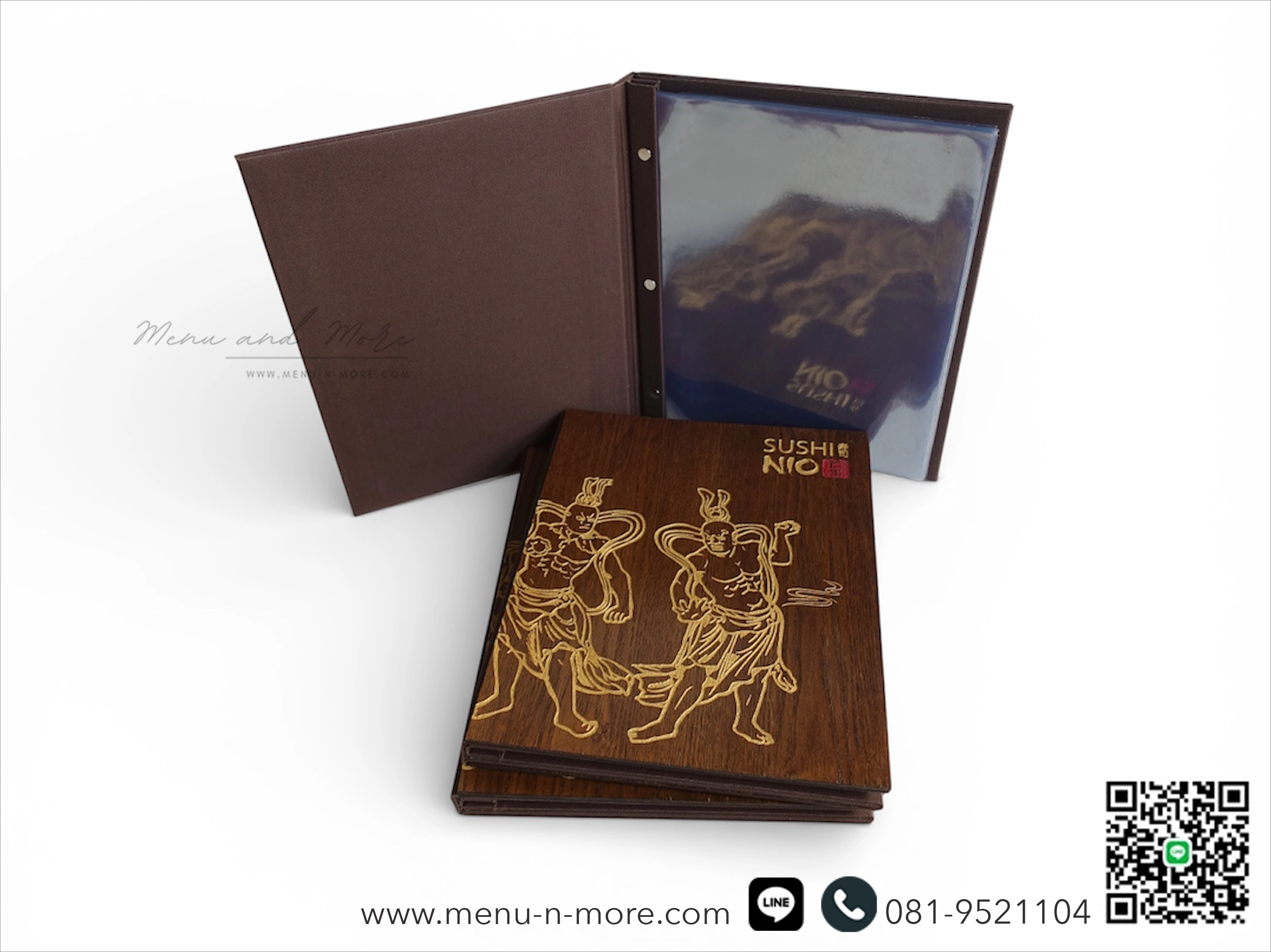 แฟ้มเมนูไม้