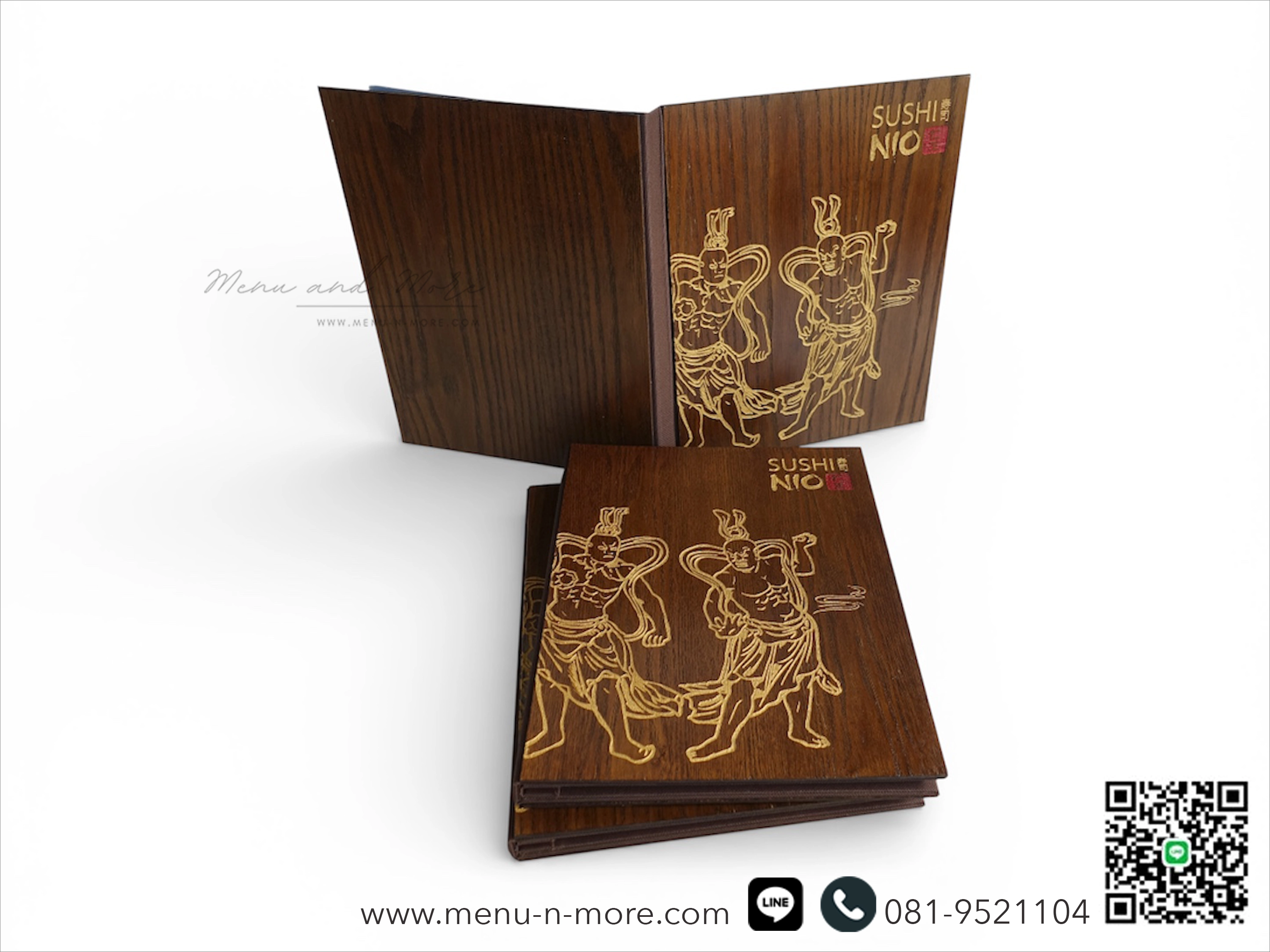 แฟ้มปกเมนูไม้เลเซอร์