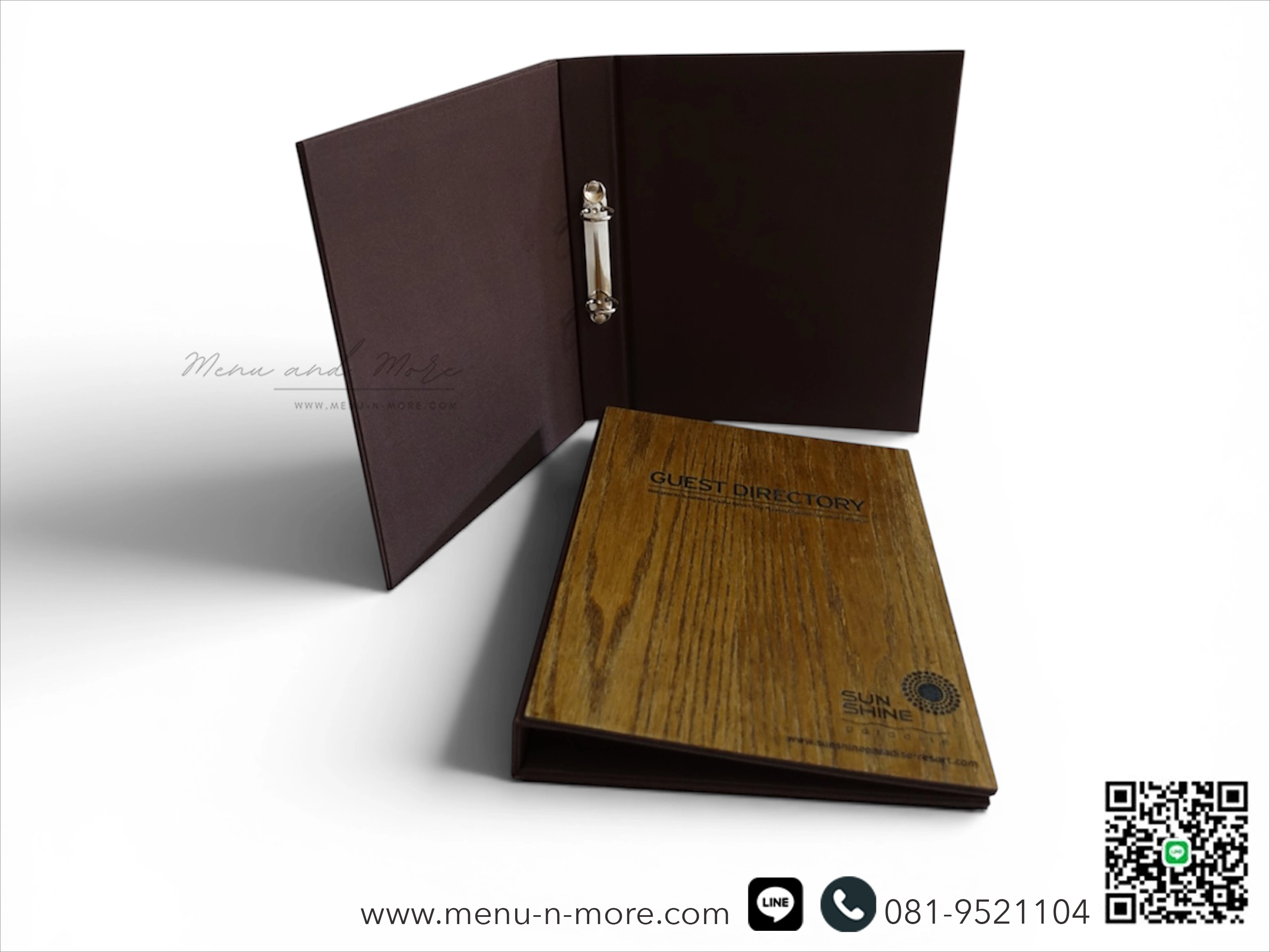 แฟ้มเมนูไม้