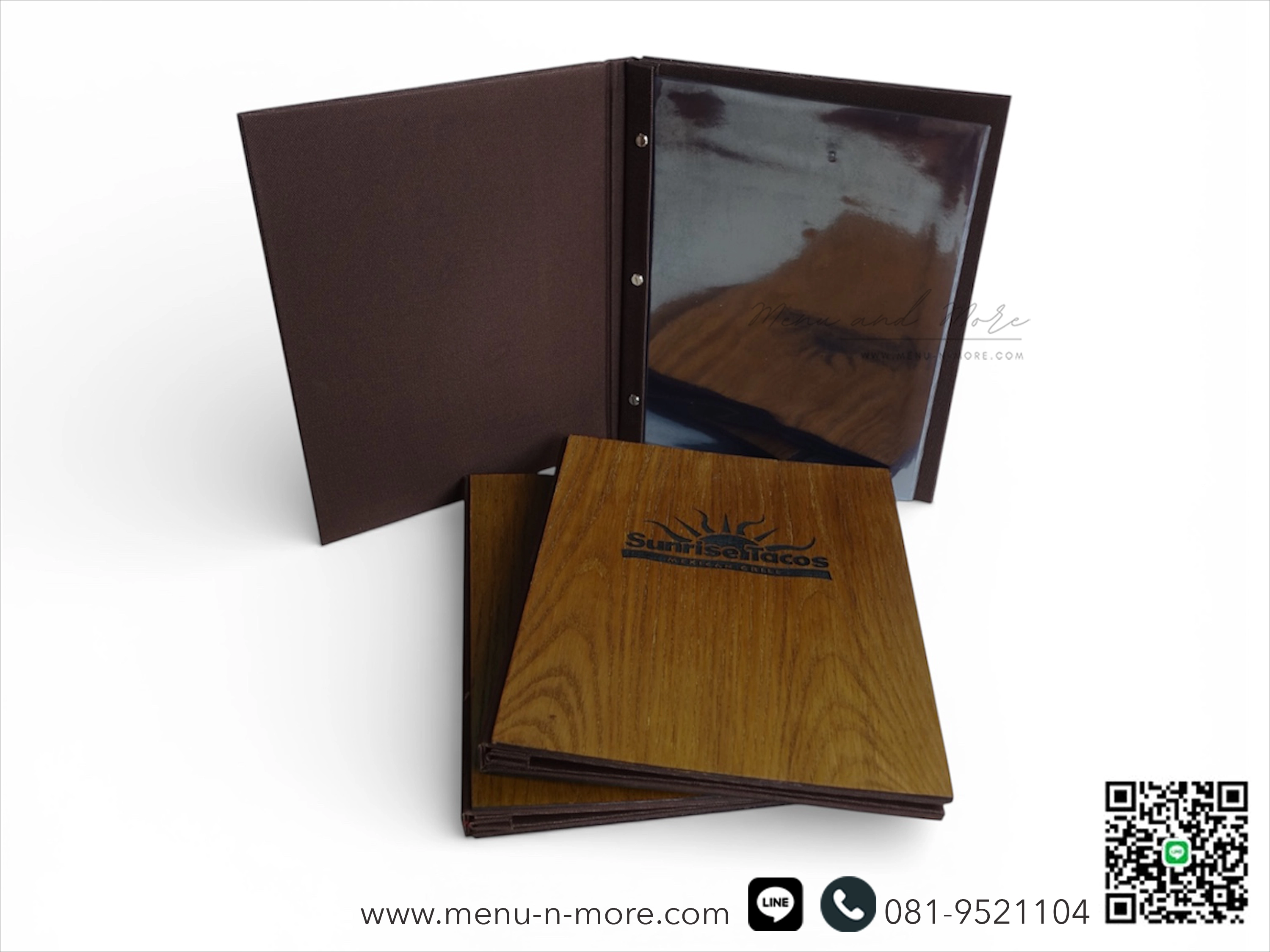 แฟ้มเมนูไม้