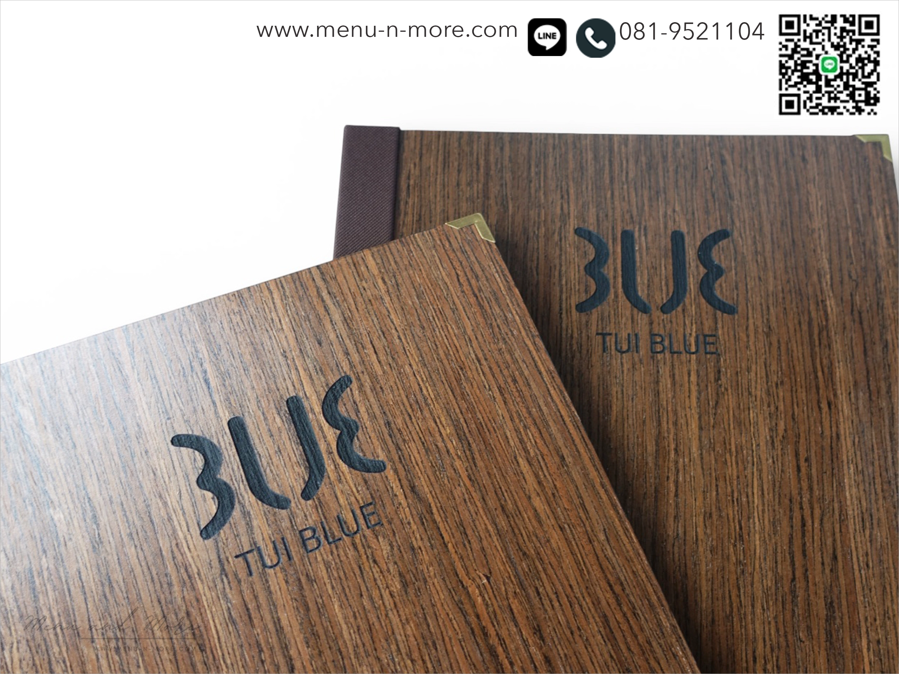 แฟ้มปกเมนูไม้