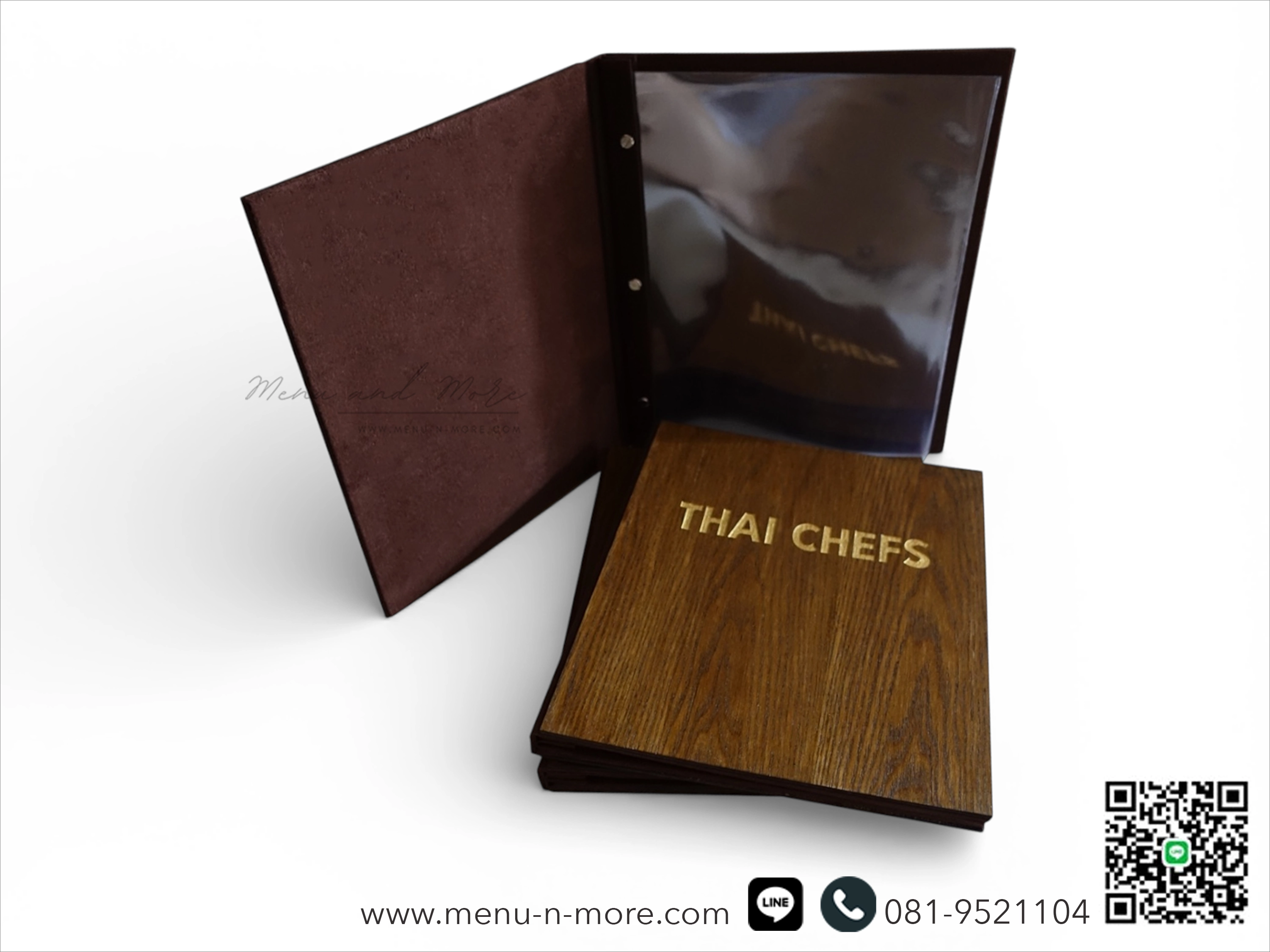 แฟ้มเมนูไม้