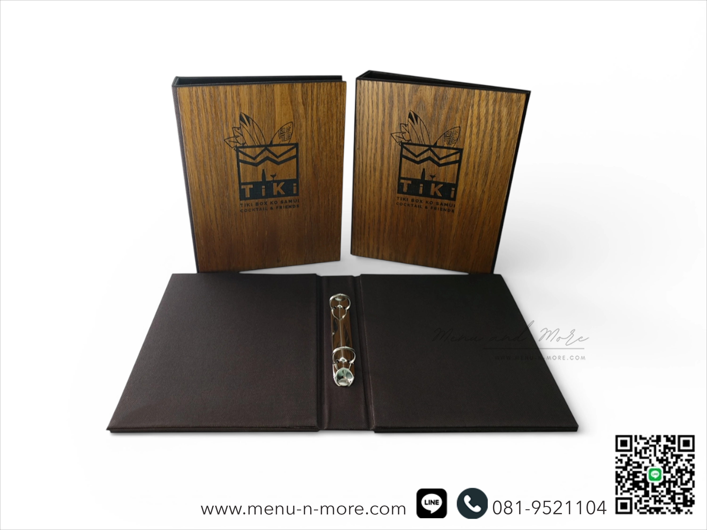 แฟ้มเมนูไม้