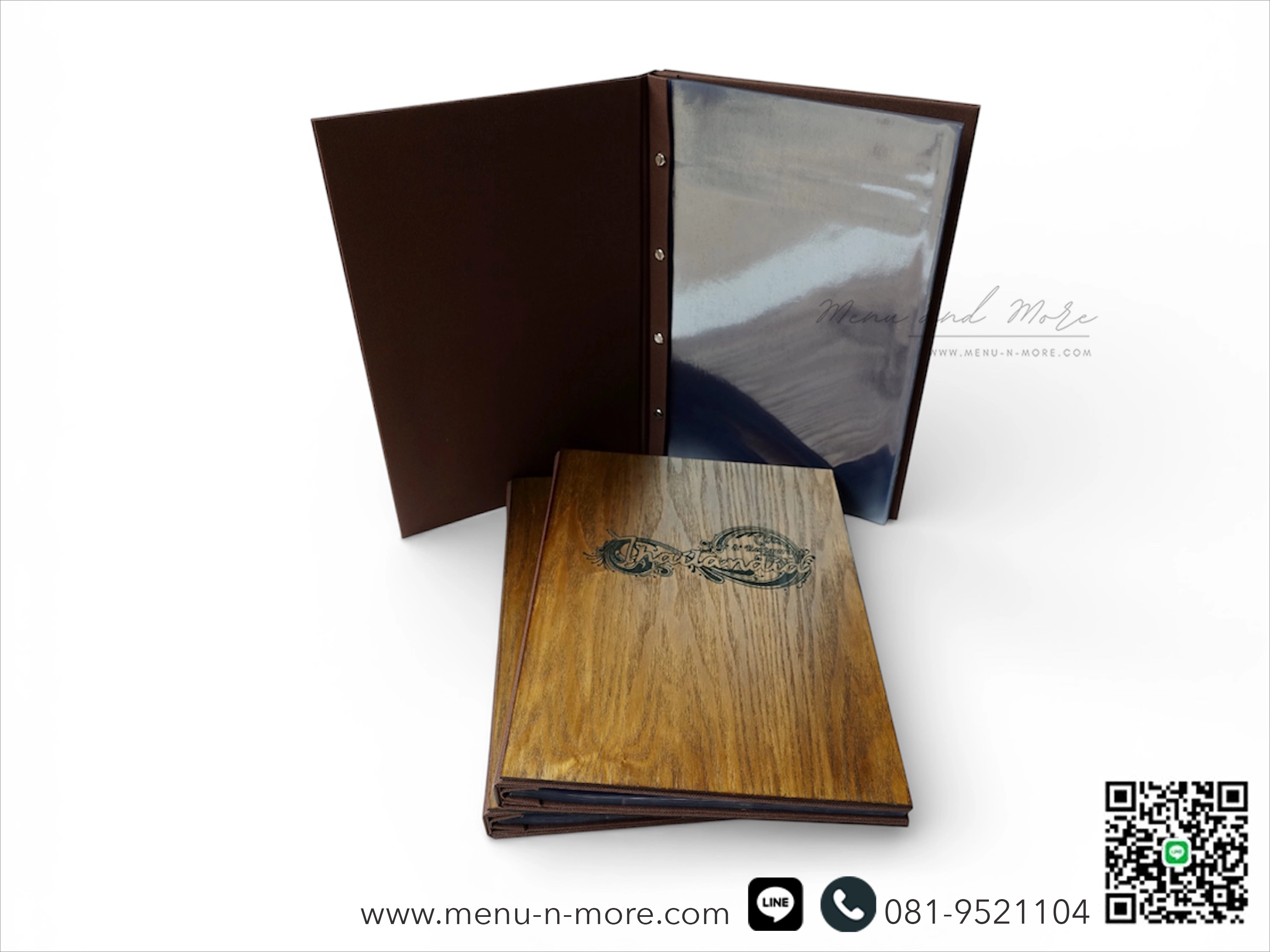 แฟ้มเมนูไม้