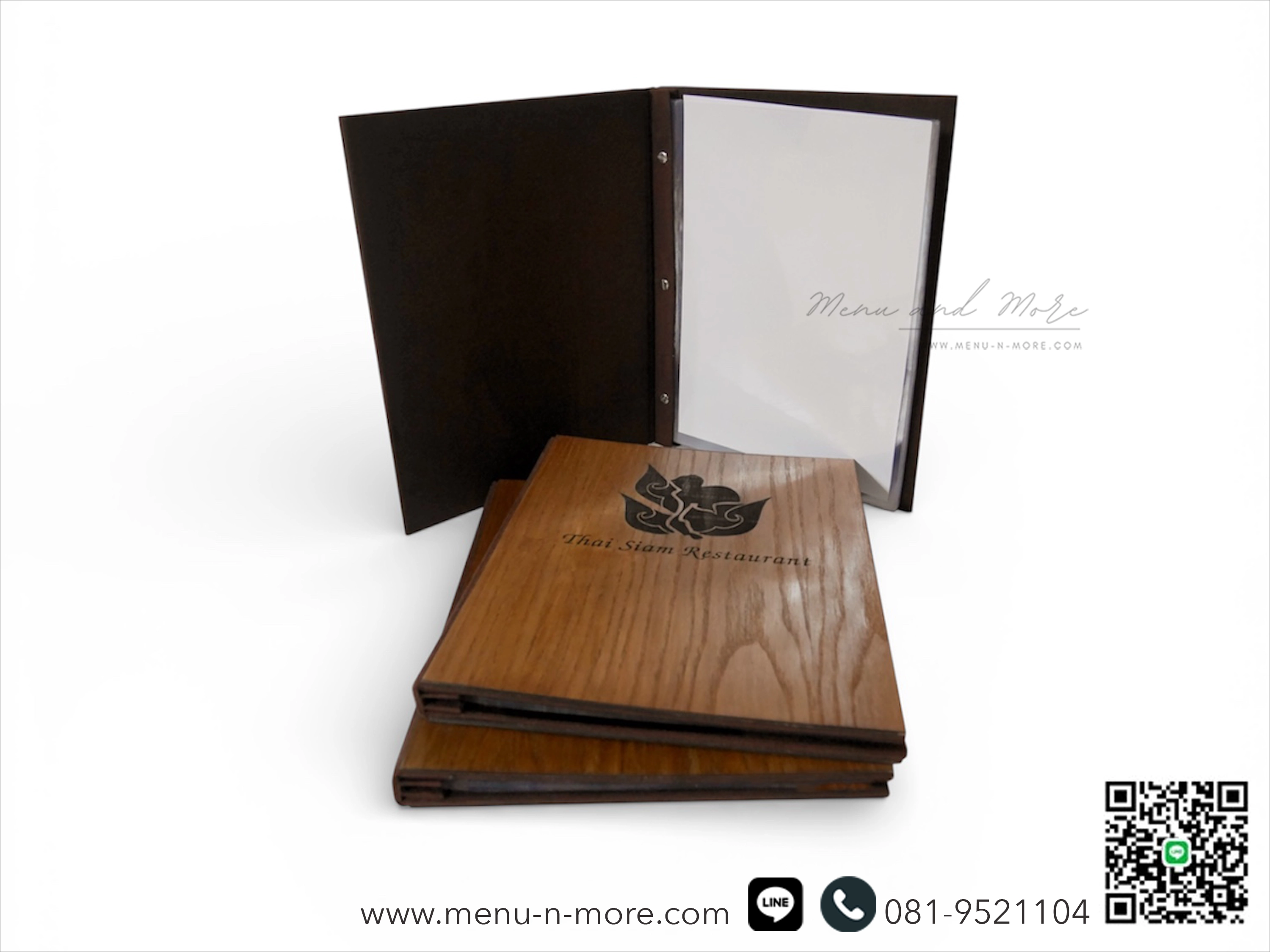 แฟ้มเมนูไม้