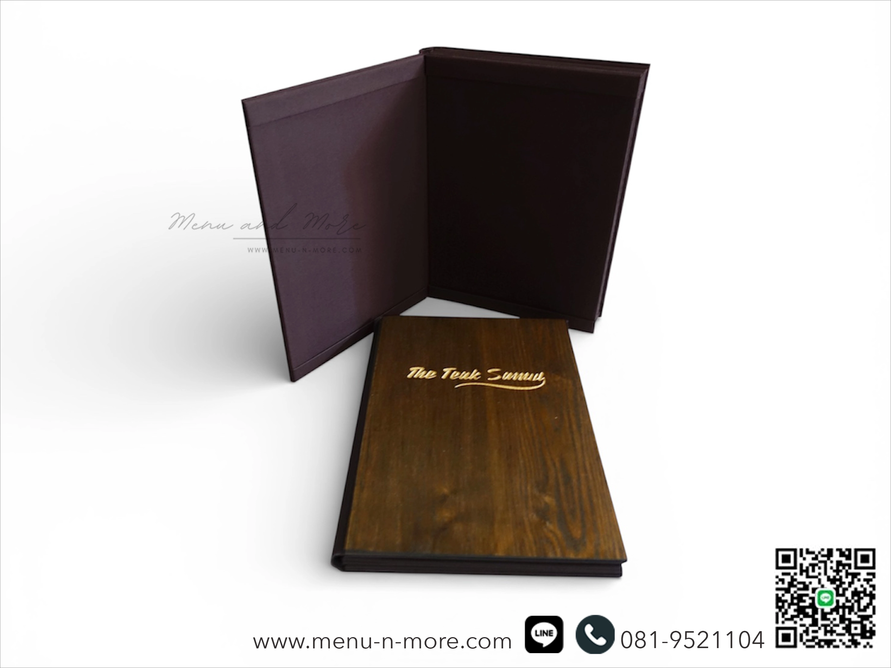 แฟ้มเมนูไม้