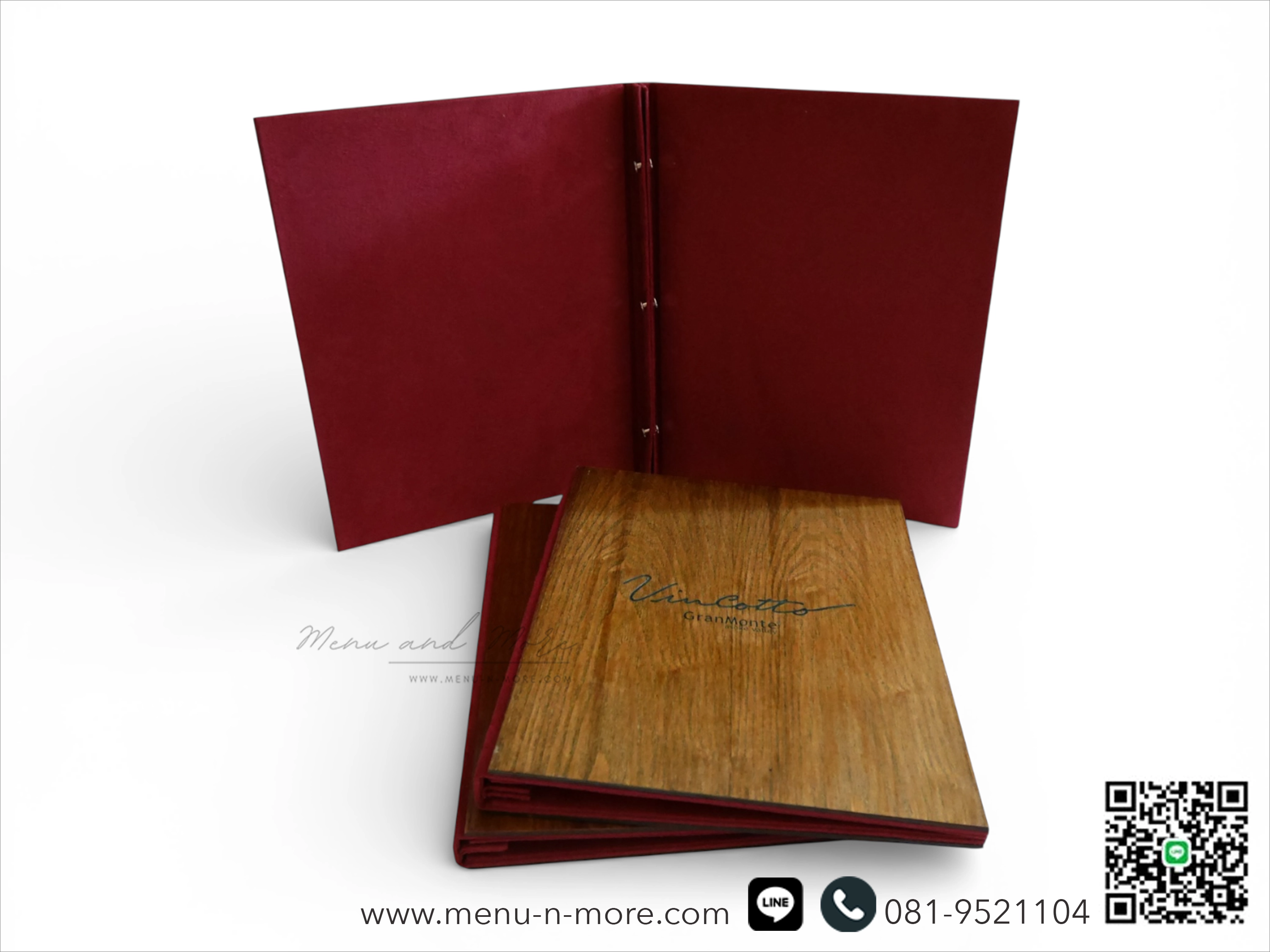 แฟ้มเมนูไม้