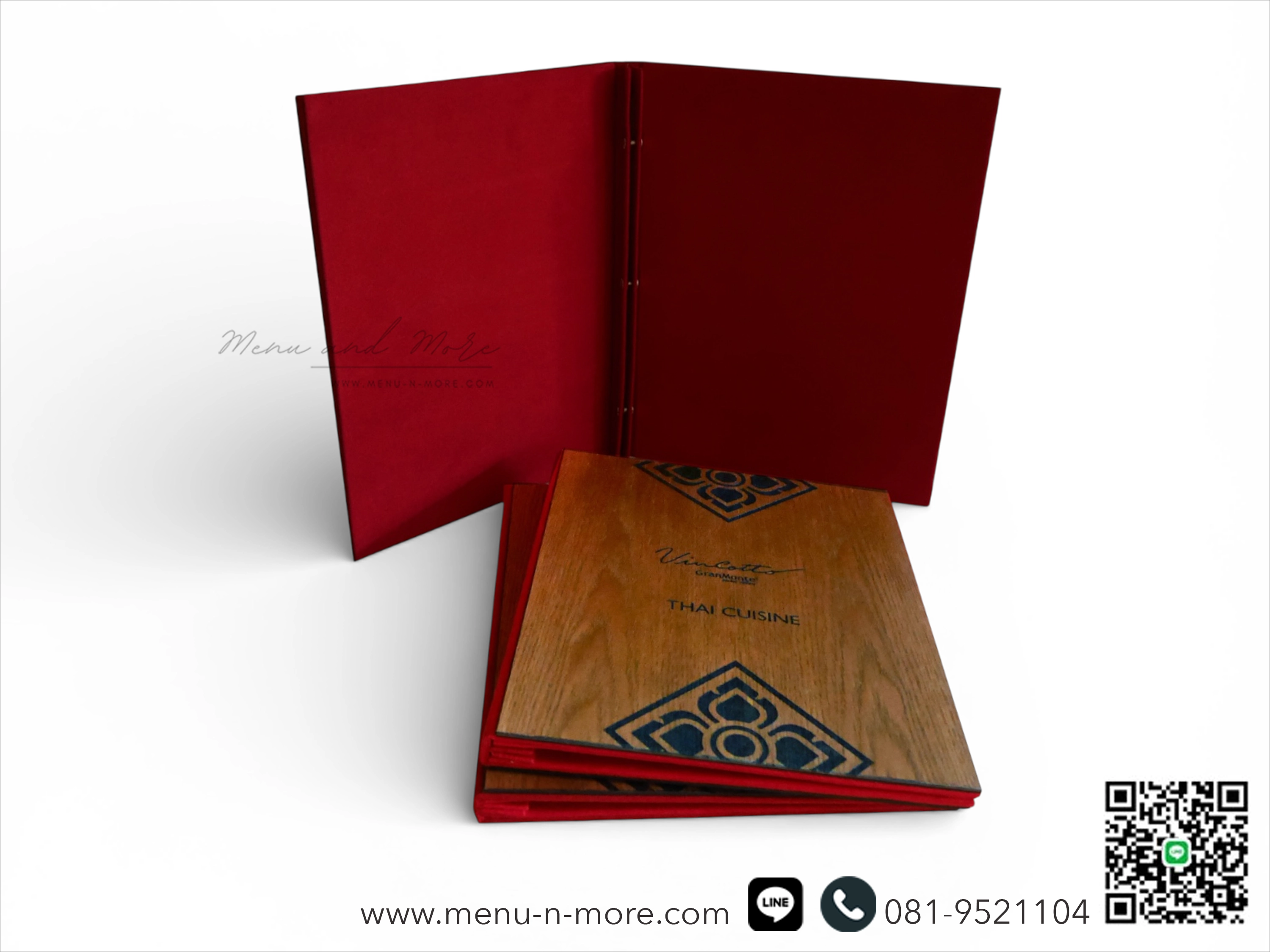 แฟ้มเมนูไม้