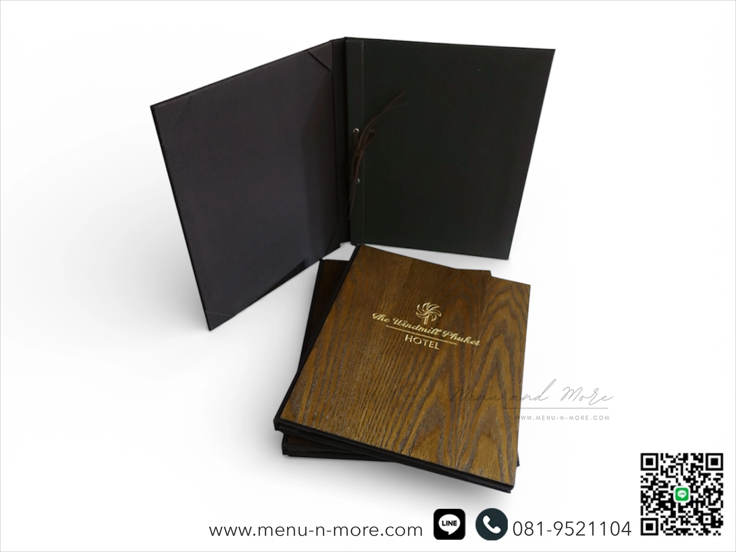 แฟ้มเมนูไม้