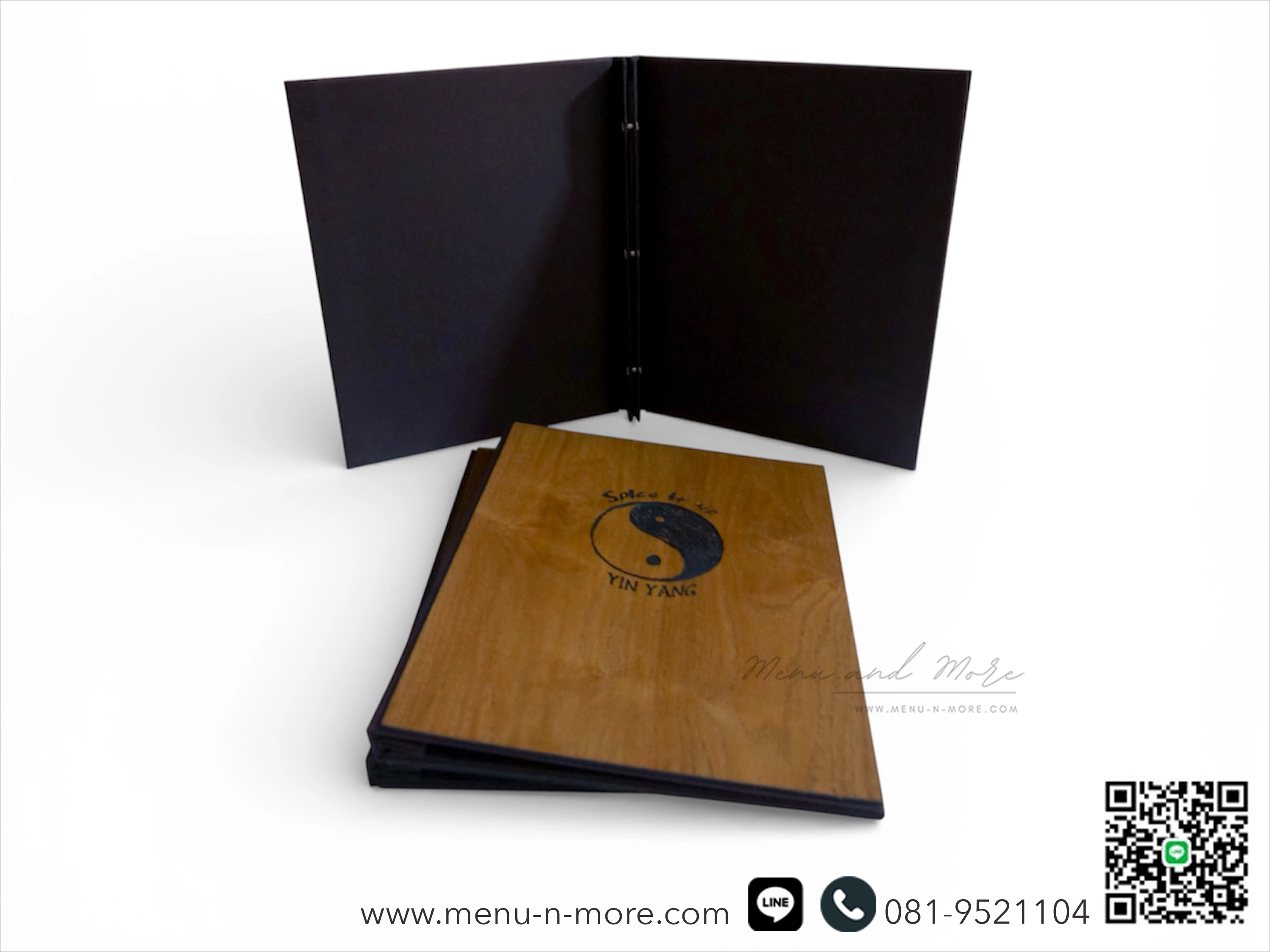 แฟ้มเมนูไม้