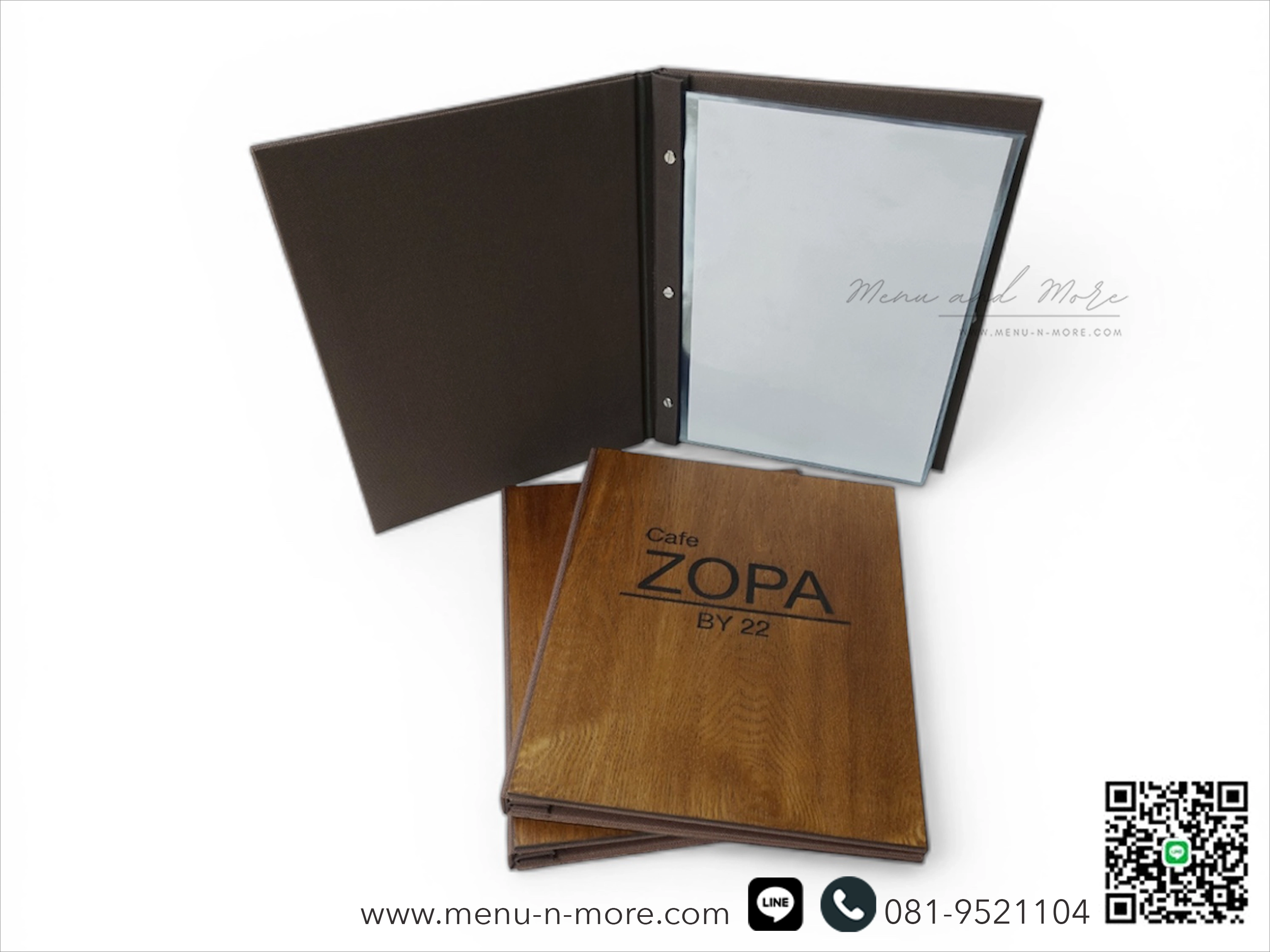 แฟ้มเมนูไม้