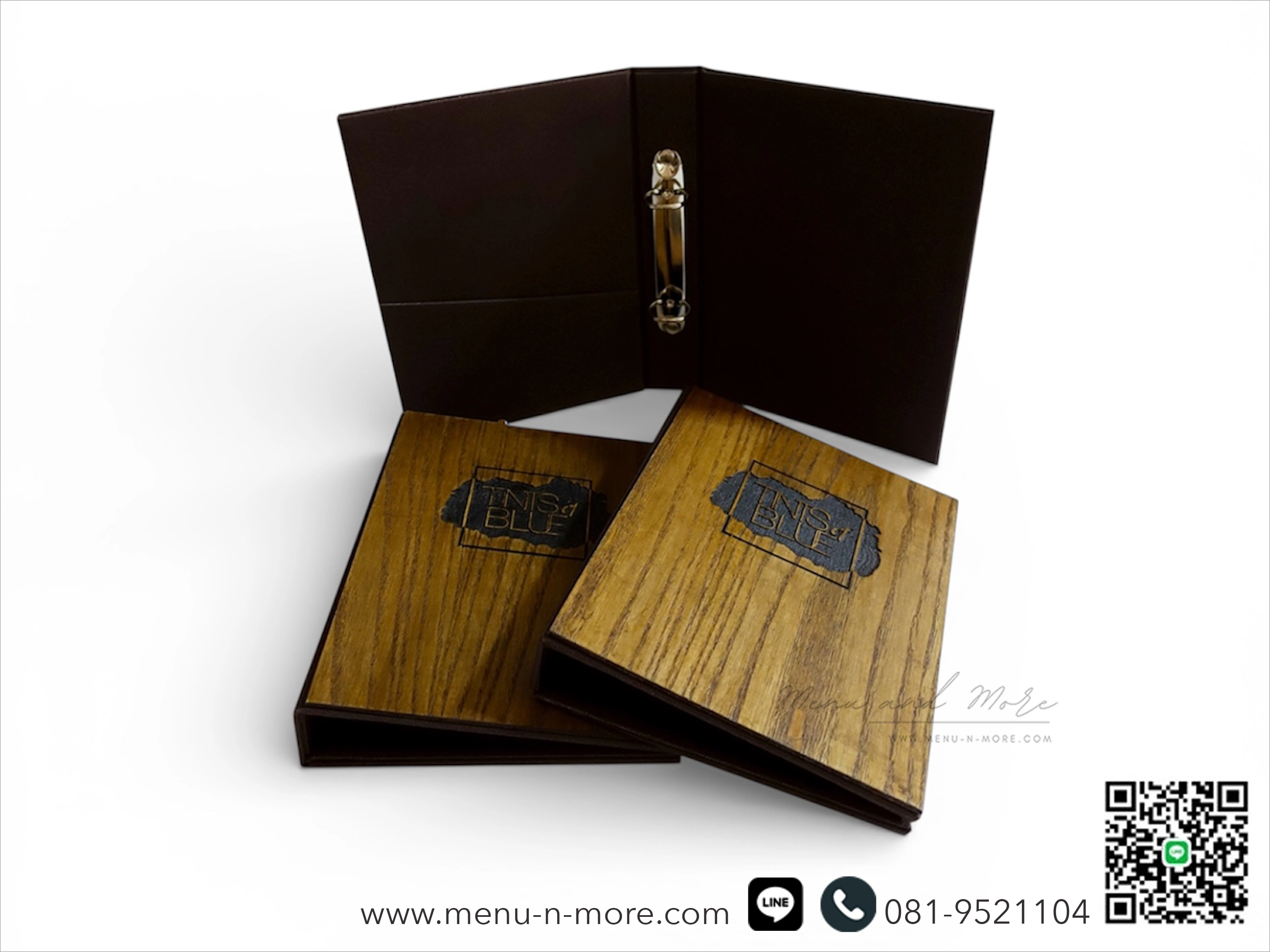 แฟ้มเมนูไม้