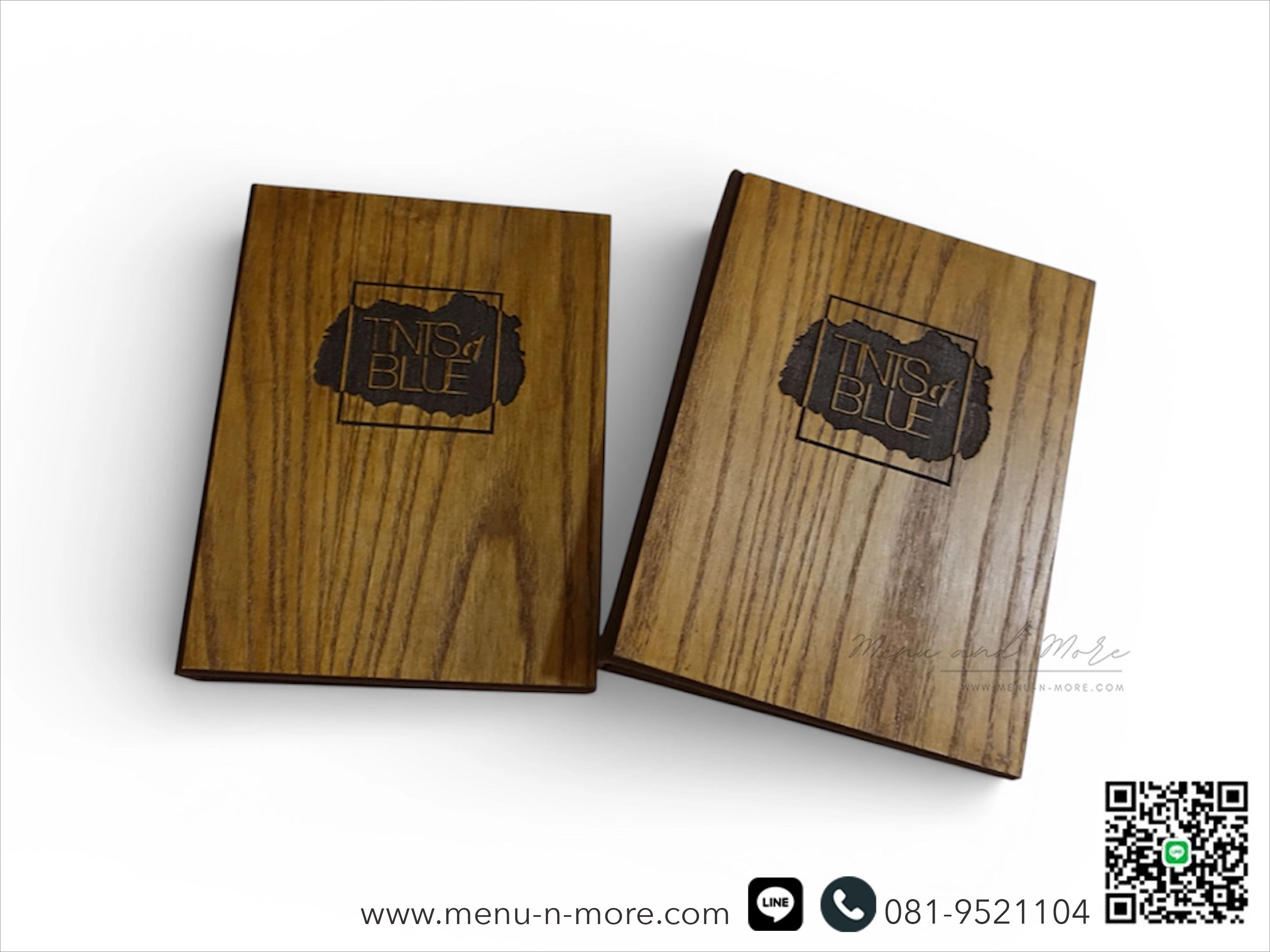 แฟ้มปกเมนูไม้เลเซอร์