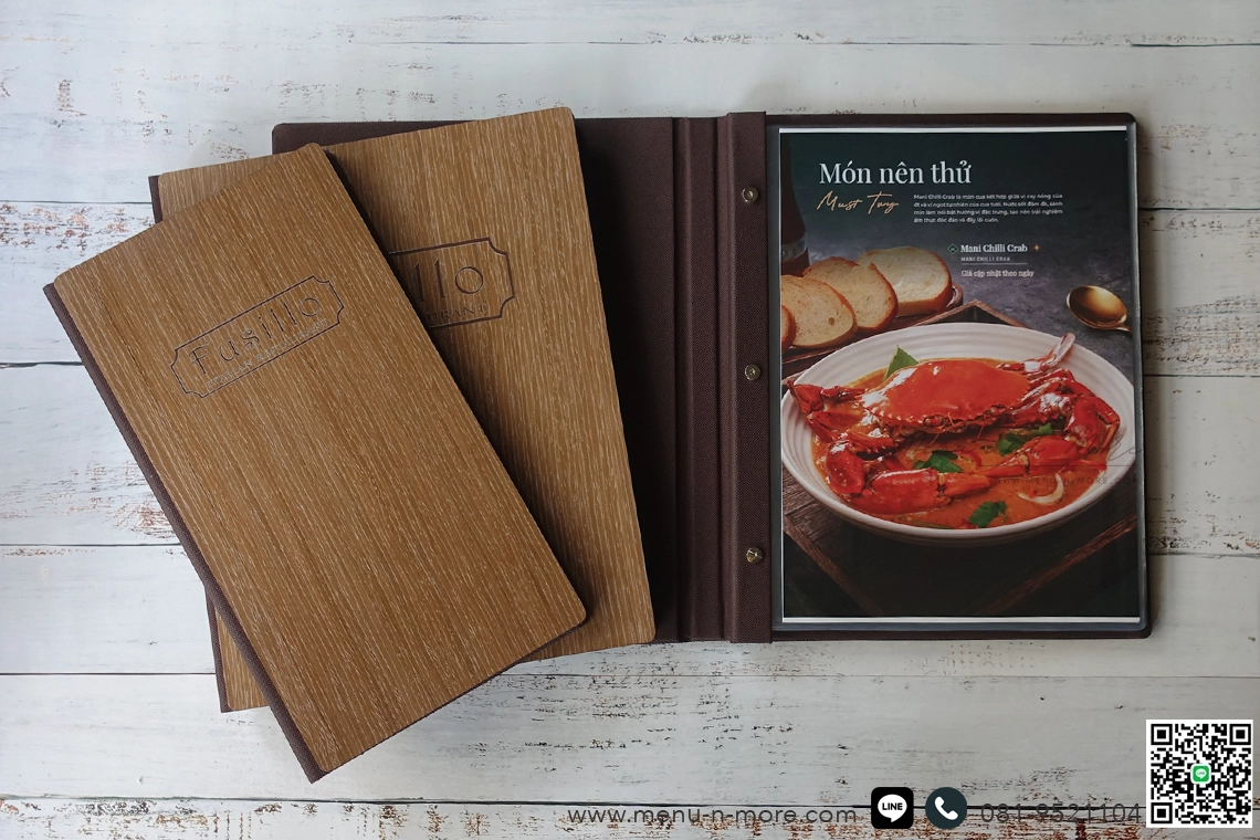 ปกเมนูอาหาร