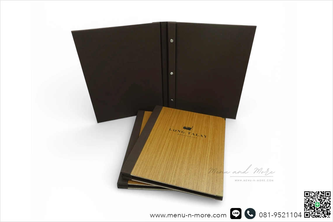 แฟ้มเมนูไม้