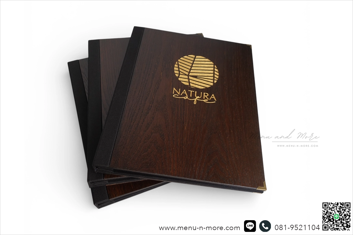 แฟ้มปกเมนูร้านอาหาร