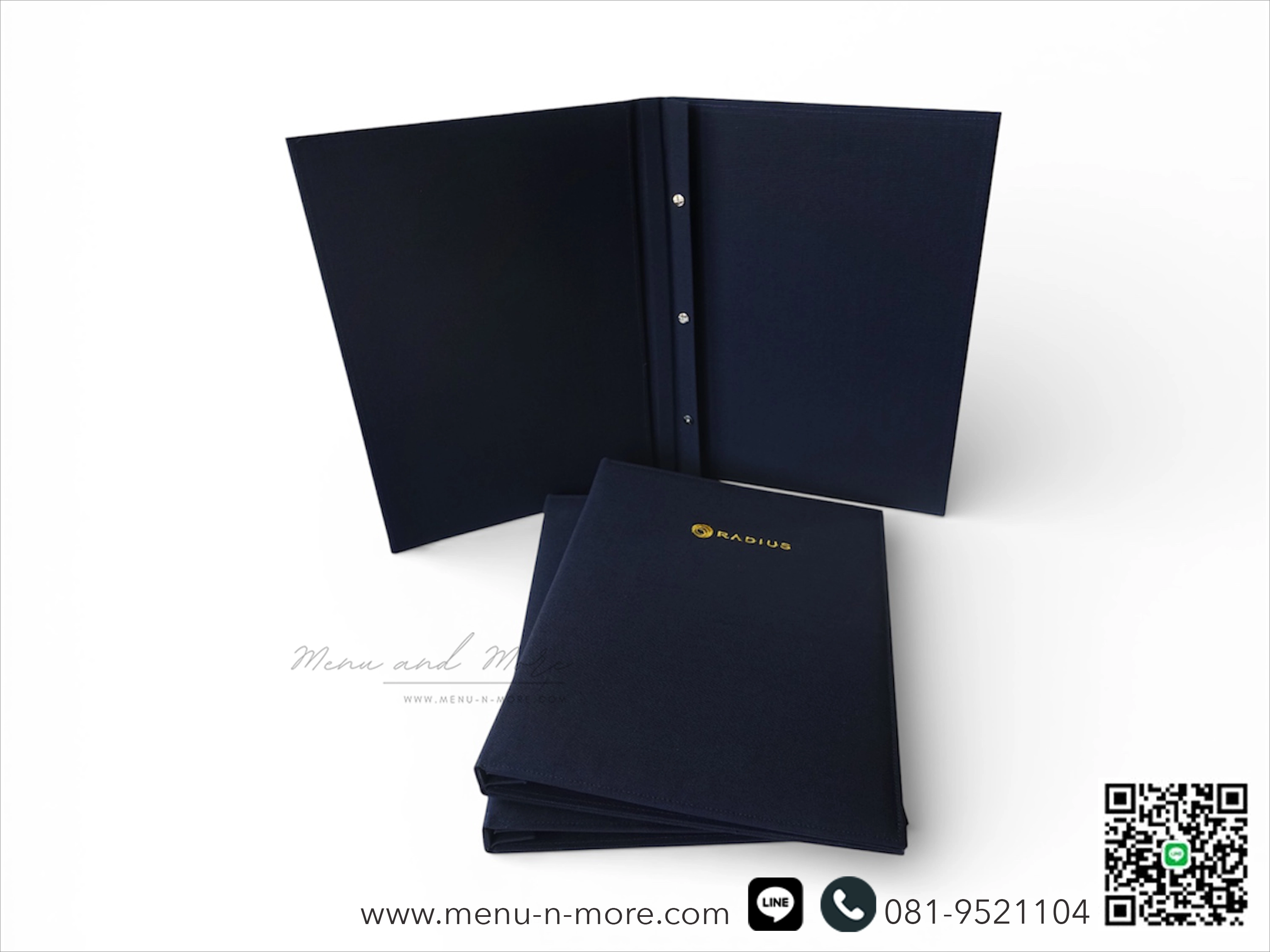 แฟ้มเมนูผ้ากันน้ำ