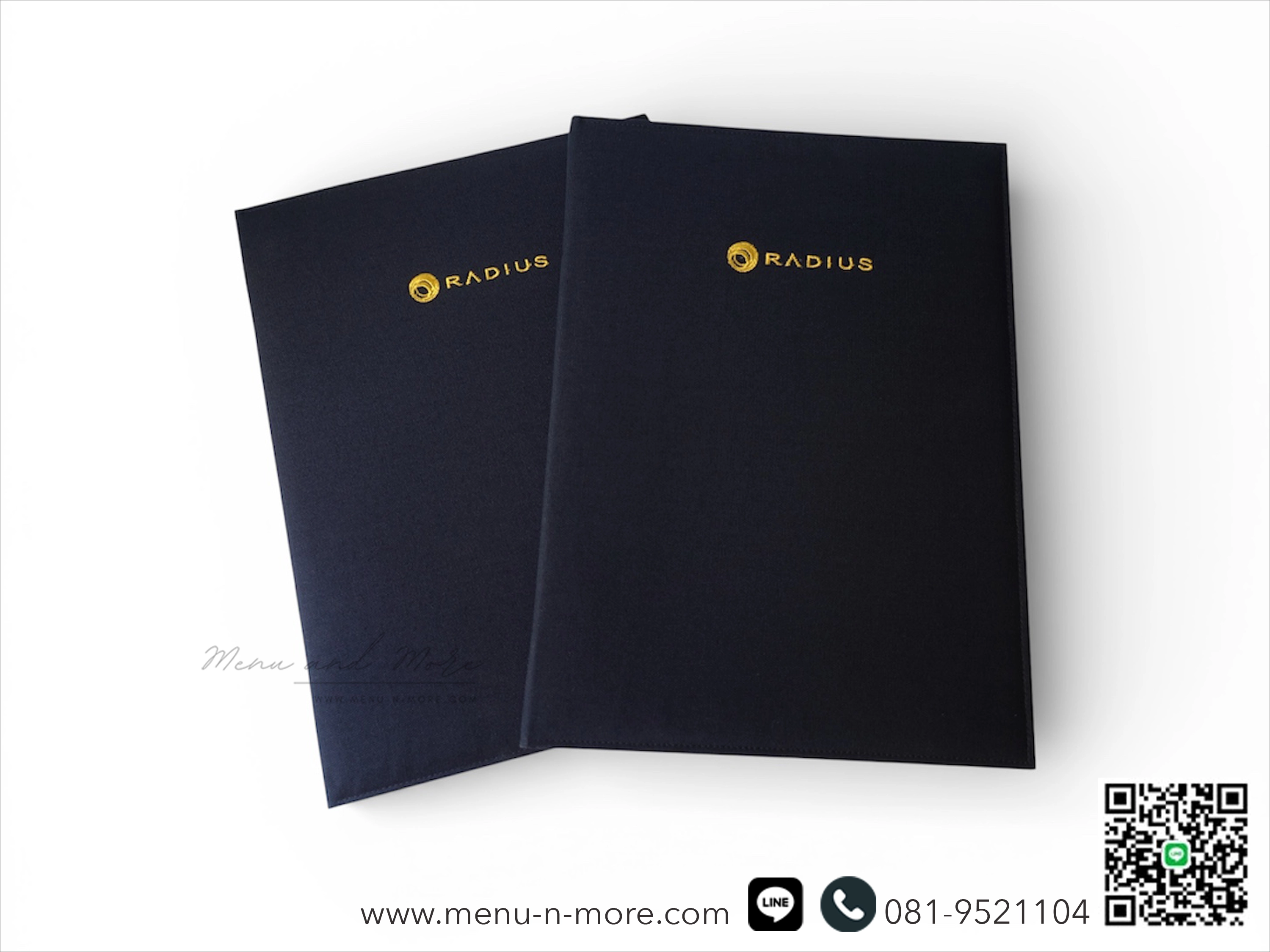 แฟ้มเมนูอาหารทำจากผ้ากันน้ำ