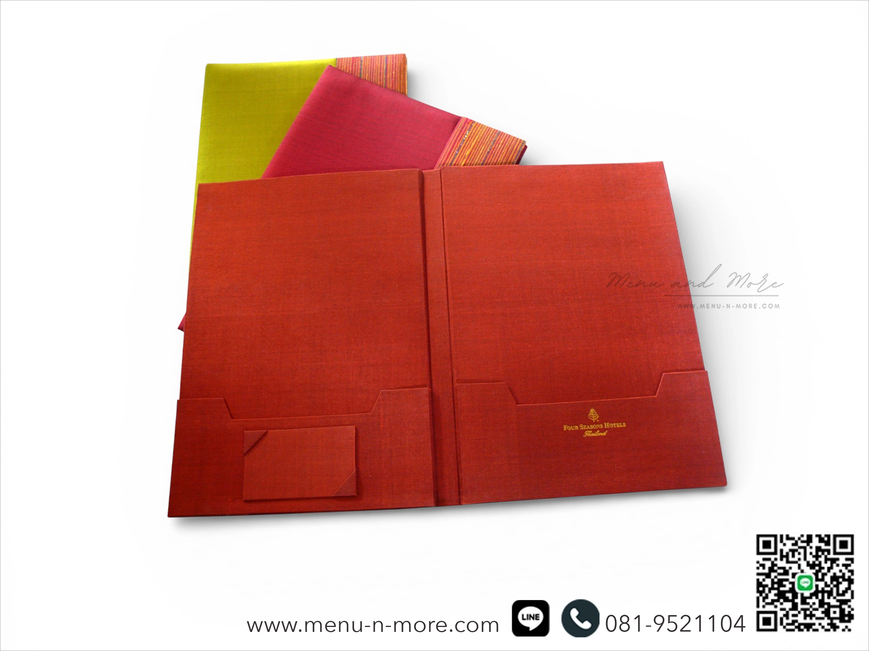 แฟ้มเมนูผ้ากันน้ำ