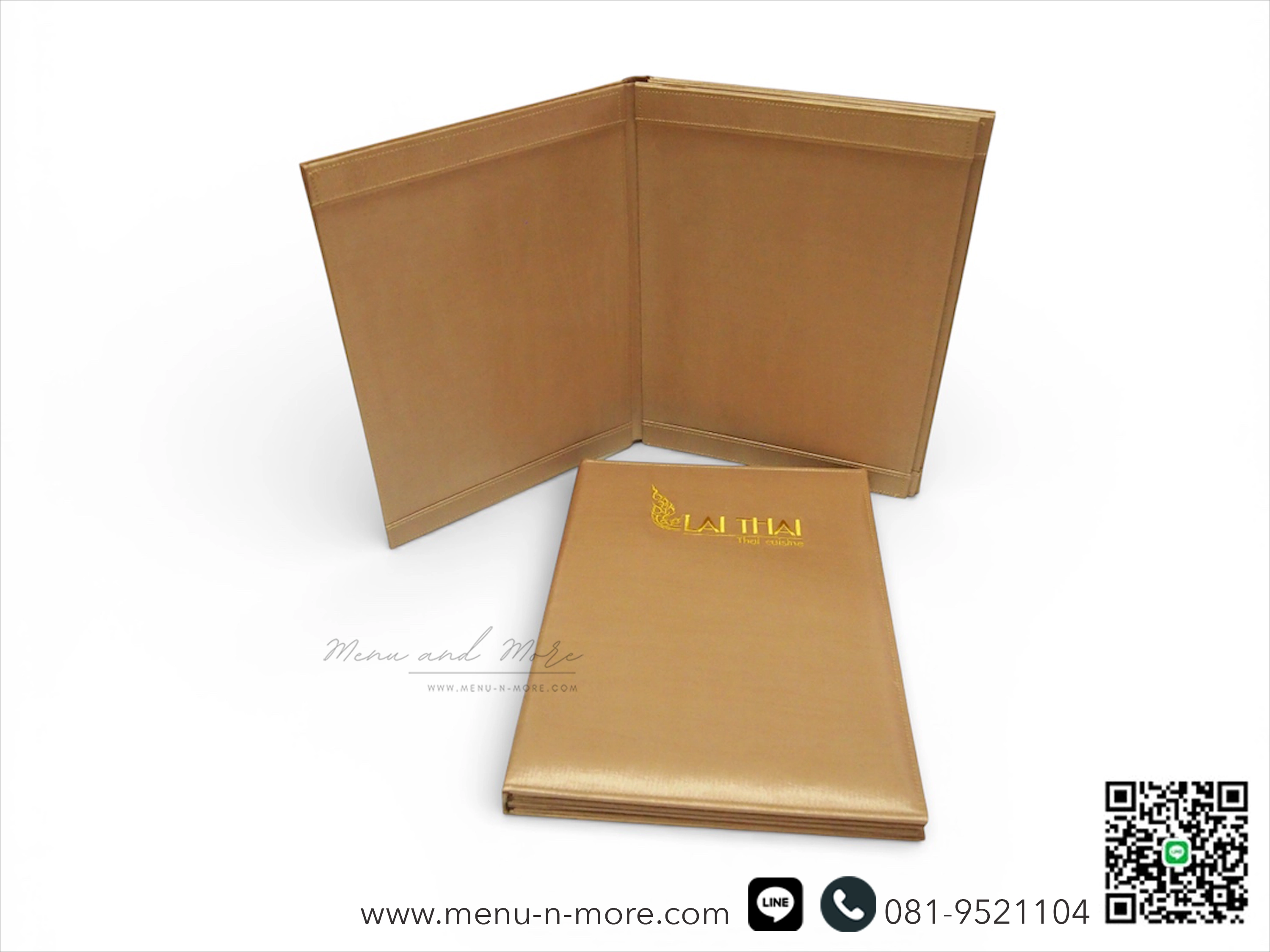 แฟ้มเมนูผ้าทำกันน้ำ