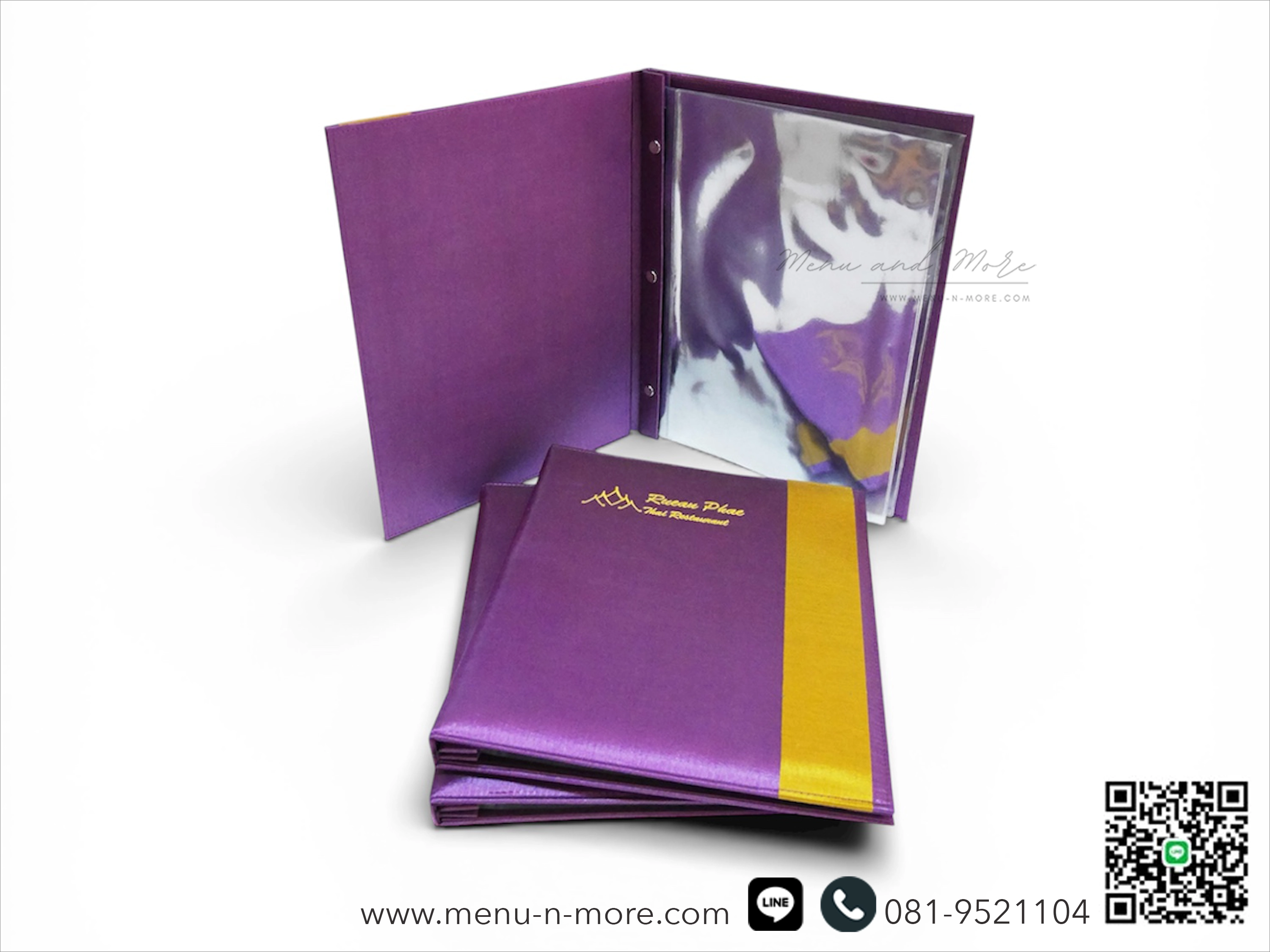 แฟ้มเมนูผ้ากันน้ำ