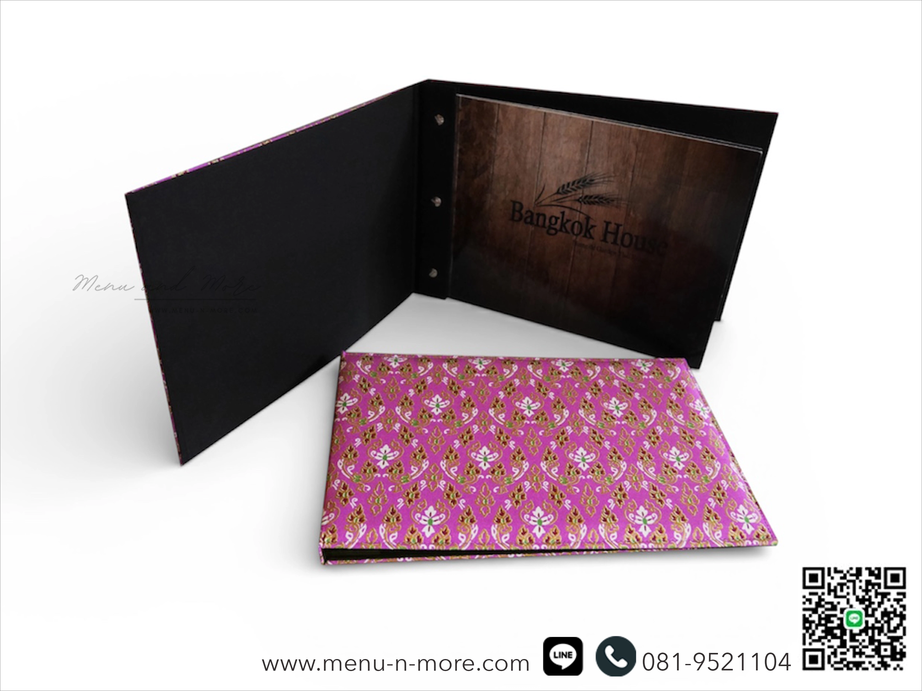 แฟ้มเมนูผ้ากันน้ำ